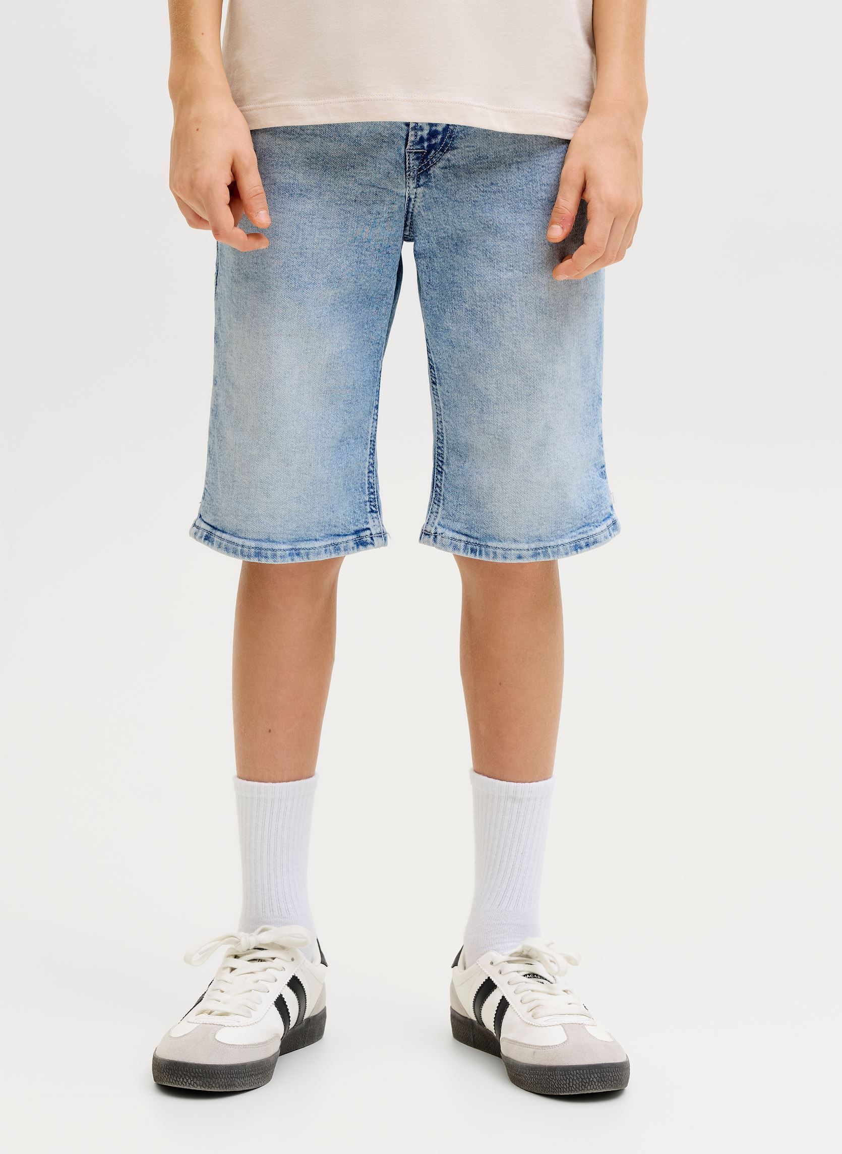 Shorts Jjirick Jjoriginal Shorts Am 360 Sn Jnr garçon bleu Jack & Jones Shorts Jjirick Jjoriginal Shorts Am 360 Sn Jnr garçon bleu Light Blue Denim