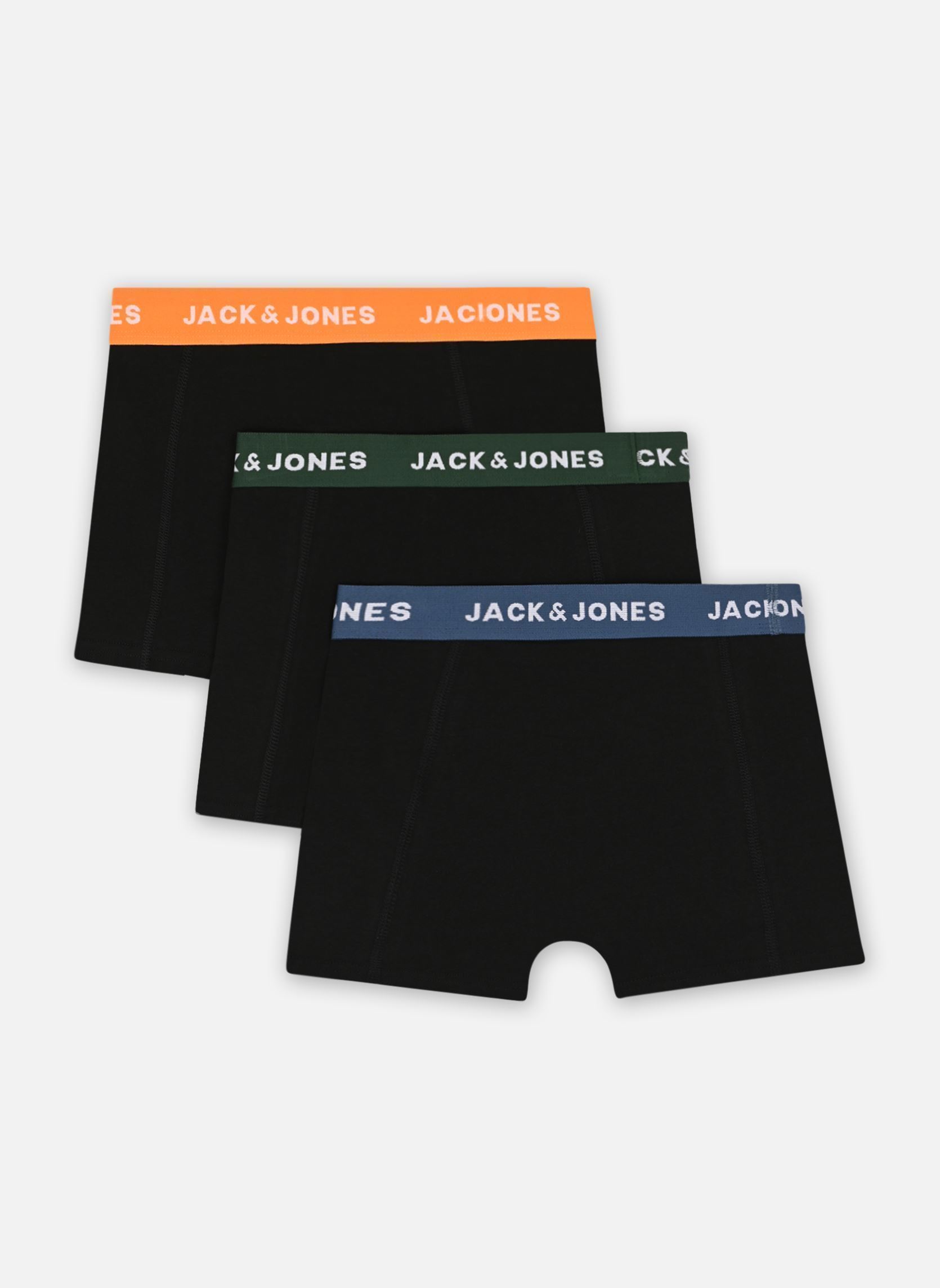 Lots sous-vêtements Jacgab Trunks 3 Pack Jnr Noos 12250204 garçon vert Jack & Jones Lots sous-vêtements Jacgab Trunks 3 Pack Jnr Noos 12250204 garçon vert DARK GREEN