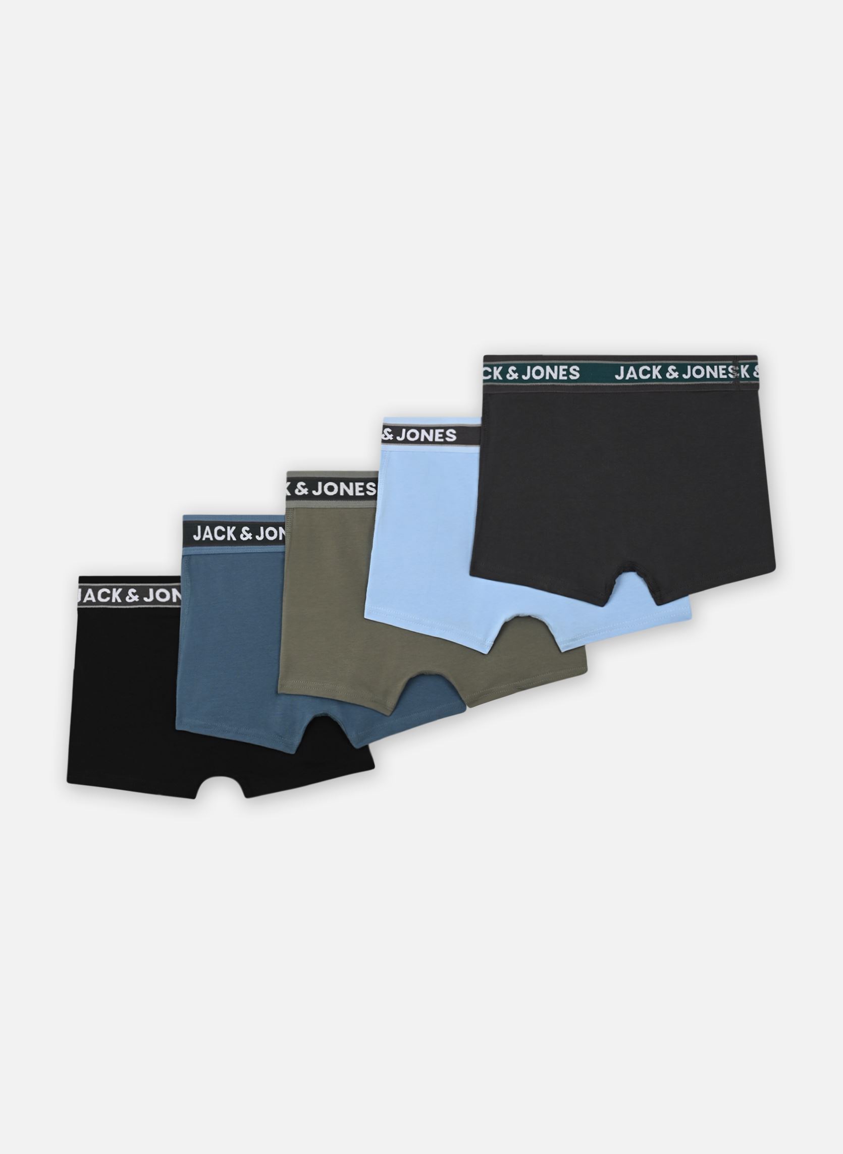 Unterwäsche-Sets Jacevan Solid Trunks 5 Pack Jnr 12269703 jungen schwarz Jack & Jones Unterwäsche-Sets Jacevan Solid Trunks 5 Pack Jnr 12269703 jungen schwarz BLACK