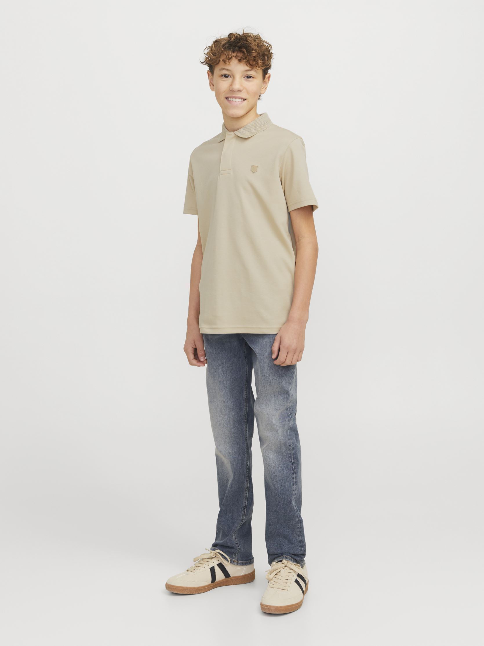 Poloshirts Jprccrodney Ss Polo Jnr 12258288 jungen beige Jack & Jones Poloshirts Jprccrodney Ss Polo Jnr 12258288 jungen beige FIELDS OF RYE