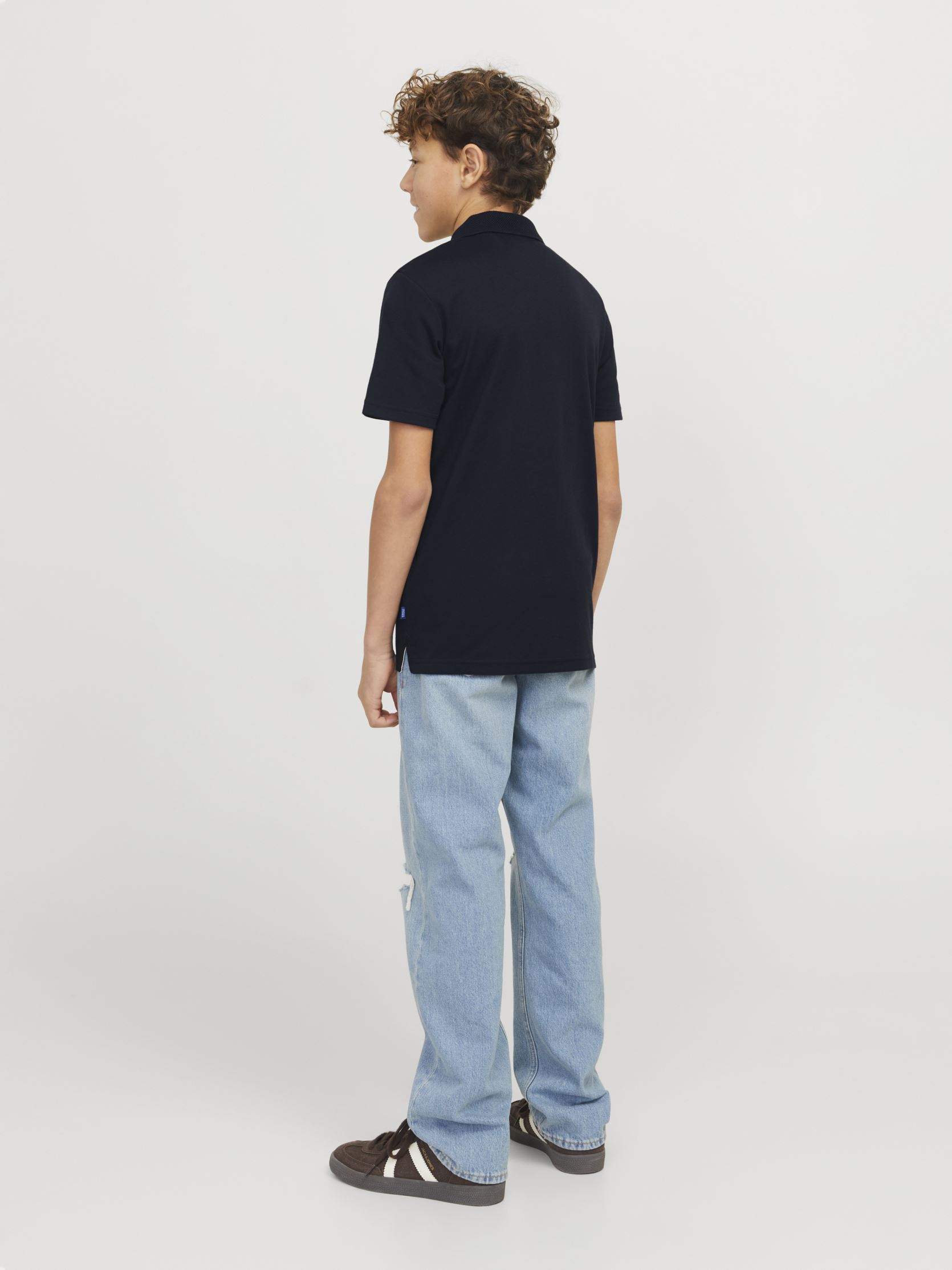 Polos Jprccrodney Ss Polo Jnr 12258288 garçon bleu Jack & Jones Polos Jprccrodney Ss Polo Jnr 12258288 garçon bleu NIGHT SKY