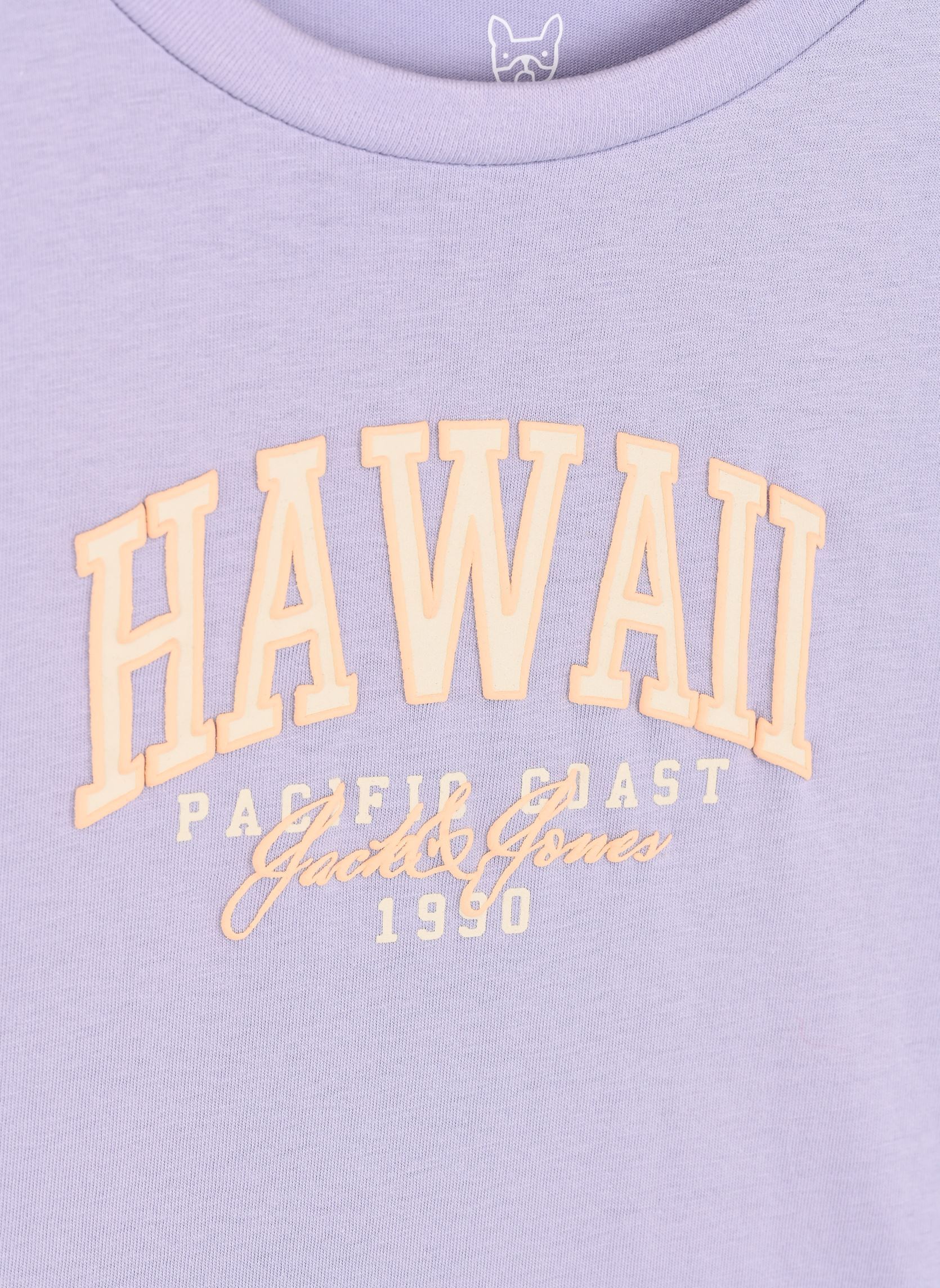 Tee-shirts manches courtes Jjdetroit Tee Ss Crew Neck Jnr 12269816 garçon violet Jack & Jones Tee-shirts manches courtes Jjdetroit Tee Ss Crew Neck Jnr 12269816 garçon violet LANGUID LAVENDER