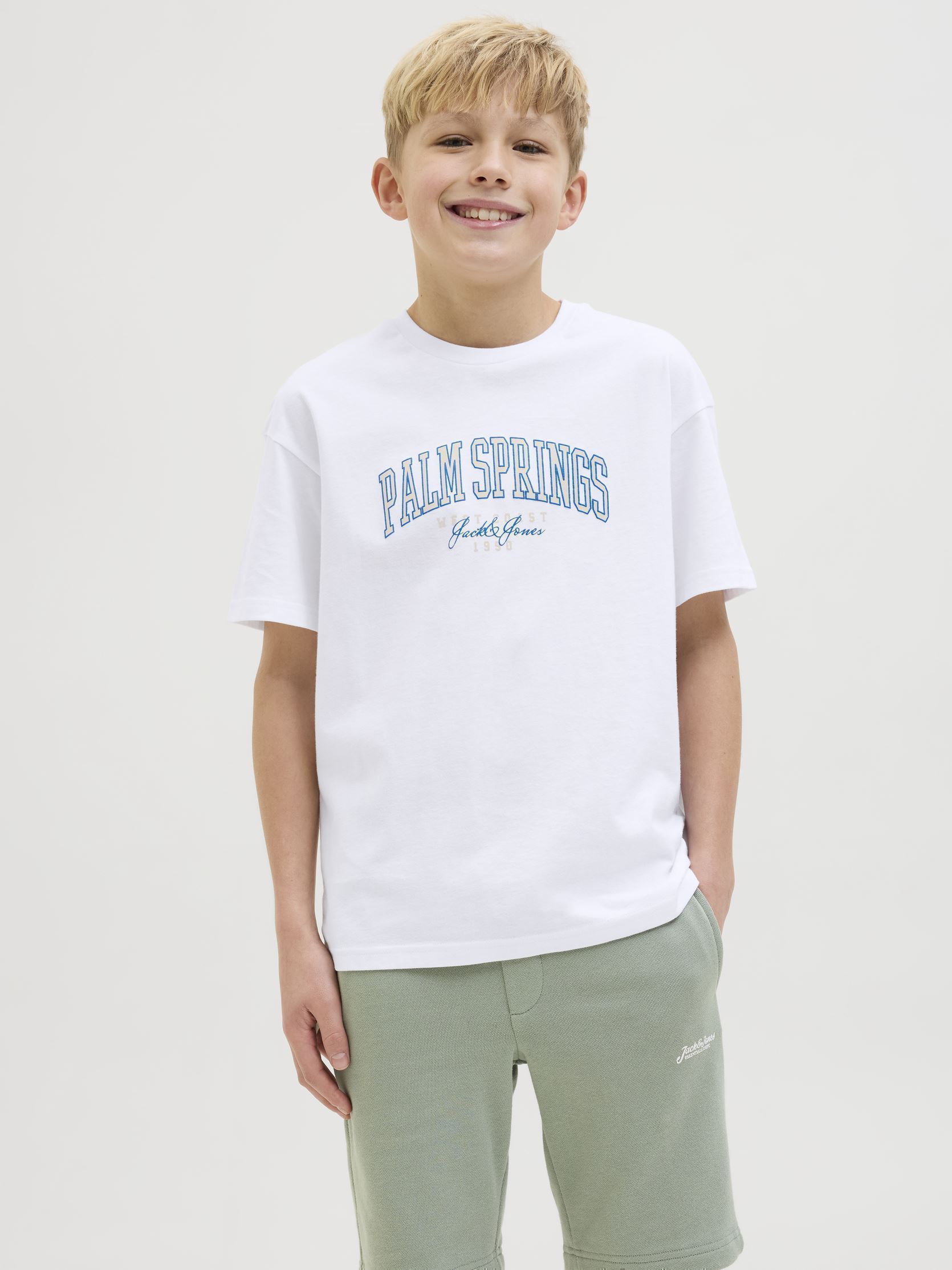 Vêtements Jack & Jones Jjdetroit Tee Ss Crew Neck Jnr 12269816 pour Accessoires - vue 2