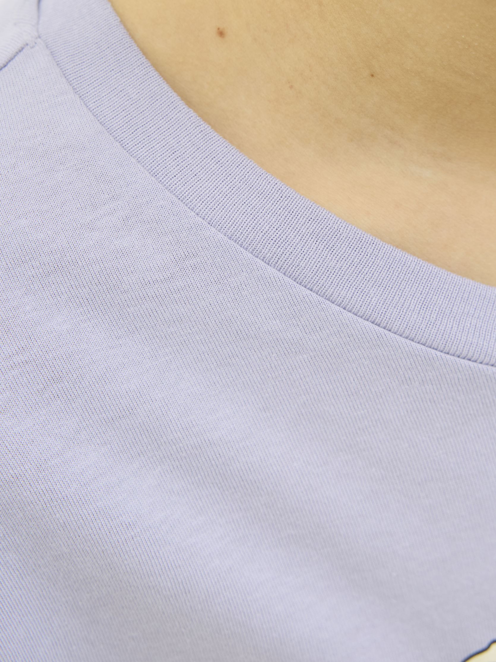 Tee-shirts manches courtes Jjelijah Tee Ss Crew Neck Jnr 12269825 garçon violet Jack & Jones Tee-shirts manches courtes Jjelijah Tee Ss Crew Neck Jnr 12269825 garçon violet LANGUID LAVENDER