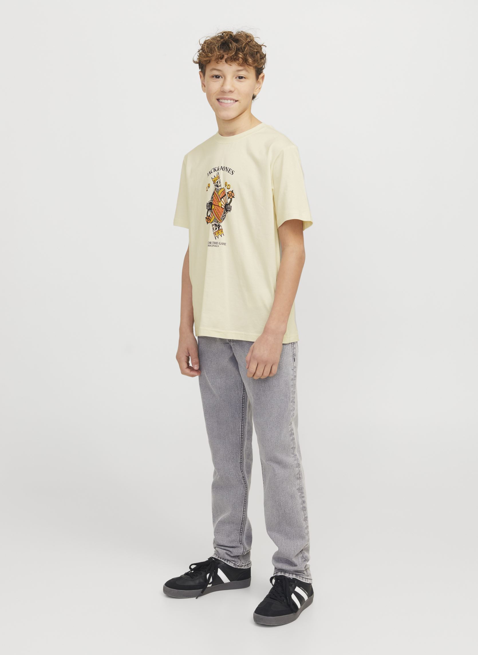 Tee-shirts manches courtes Joranatomy Skull Tee Ss Crew Neck Sn Jnr garçon blanc Jack & Jones Tee-shirts manches courtes Joranatomy Skull Tee Ss Crew Neck Sn Jnr garçon blanc ANTIQUE WHITE