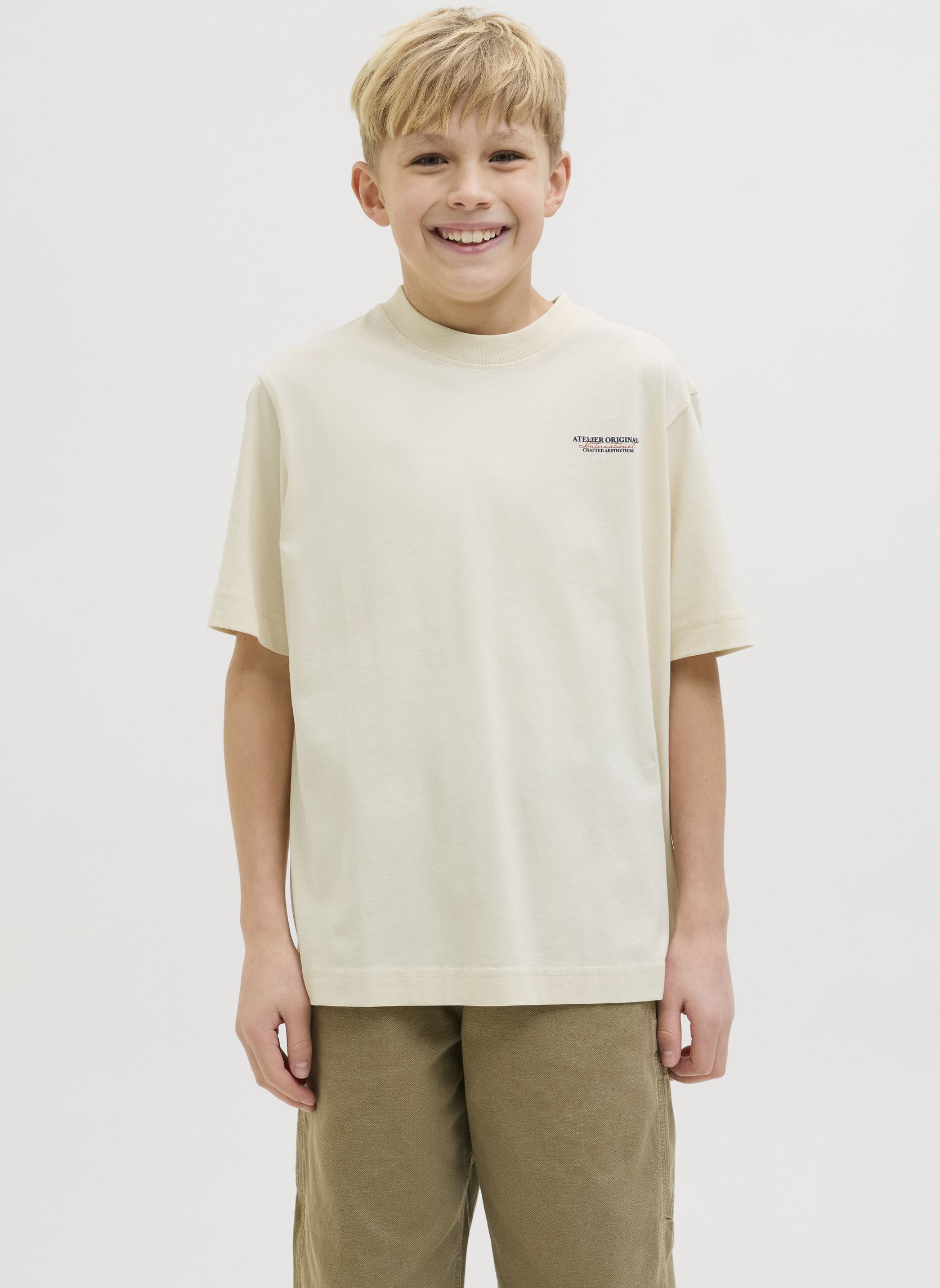 Vêtements Jack & Jones Jorislington Type Tee Ss Crew N. Sn Jnr 12274923 pour Accessoires