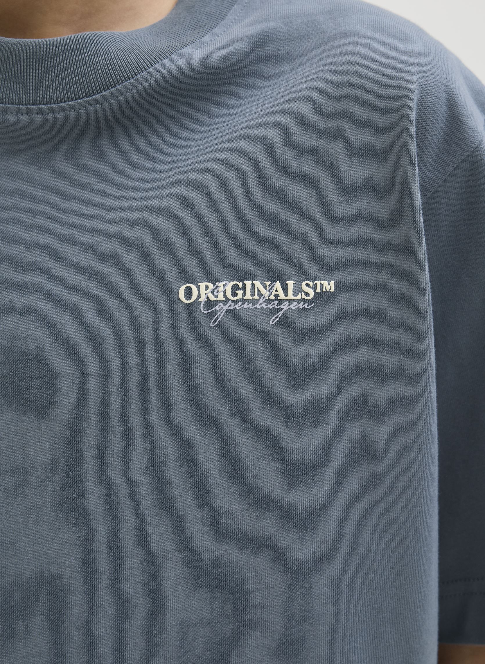 Tee-shirts manches courtes Jorislington Type Tee Ss Crew N. Sn Jnr garçon gris Jack & Jones Tee-shirts manches courtes Jorislington Type Tee Ss Crew N. Sn Jnr garçon gris STORMY WEATHER