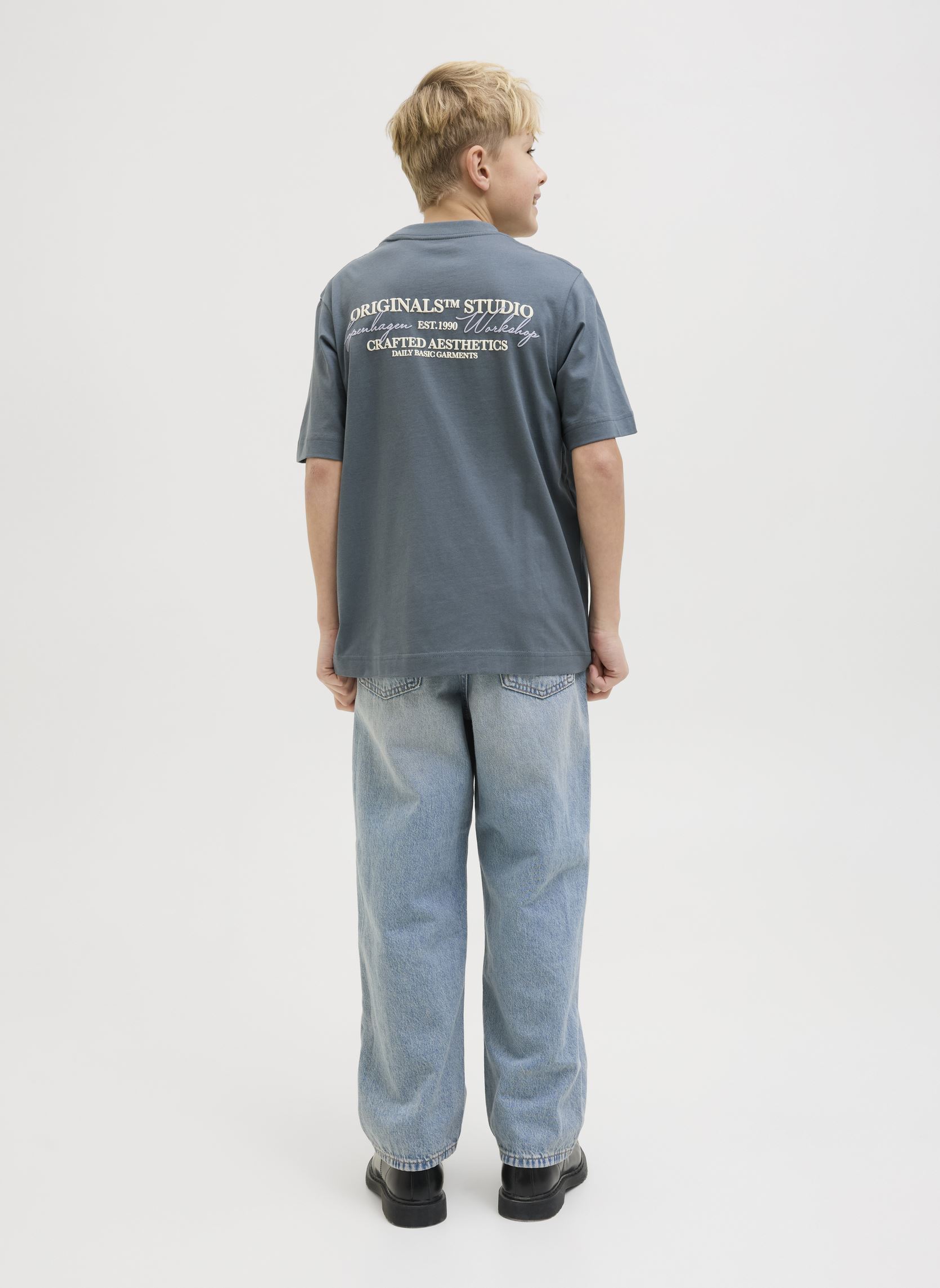 Vêtements Jack & Jones Jorislington Type Tee Ss Crew N. Sn Jnr 12274923 pour Accessoires - vue 3