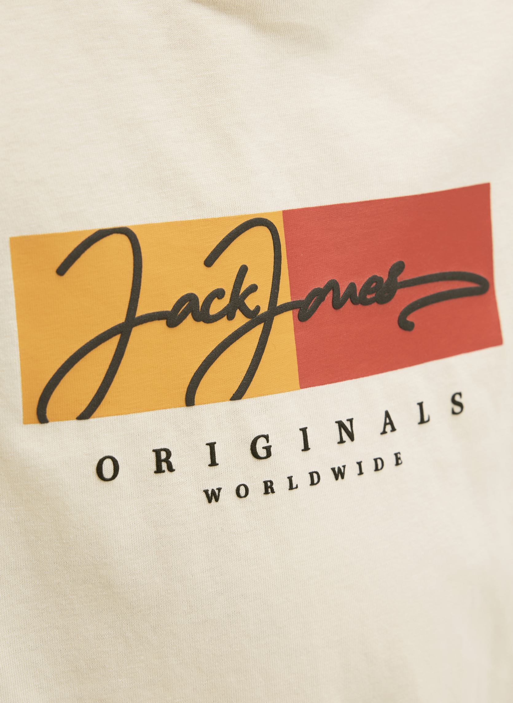 Tee-shirts manches courtes Jorfrederiksberg Boxscript Tee Ss Sn Jnr garçon blanc Jack & Jones Tee-shirts manches courtes Jorfrederiksberg Boxscript Tee Ss Sn Jnr garçon blanc ANTIQUE WHITE