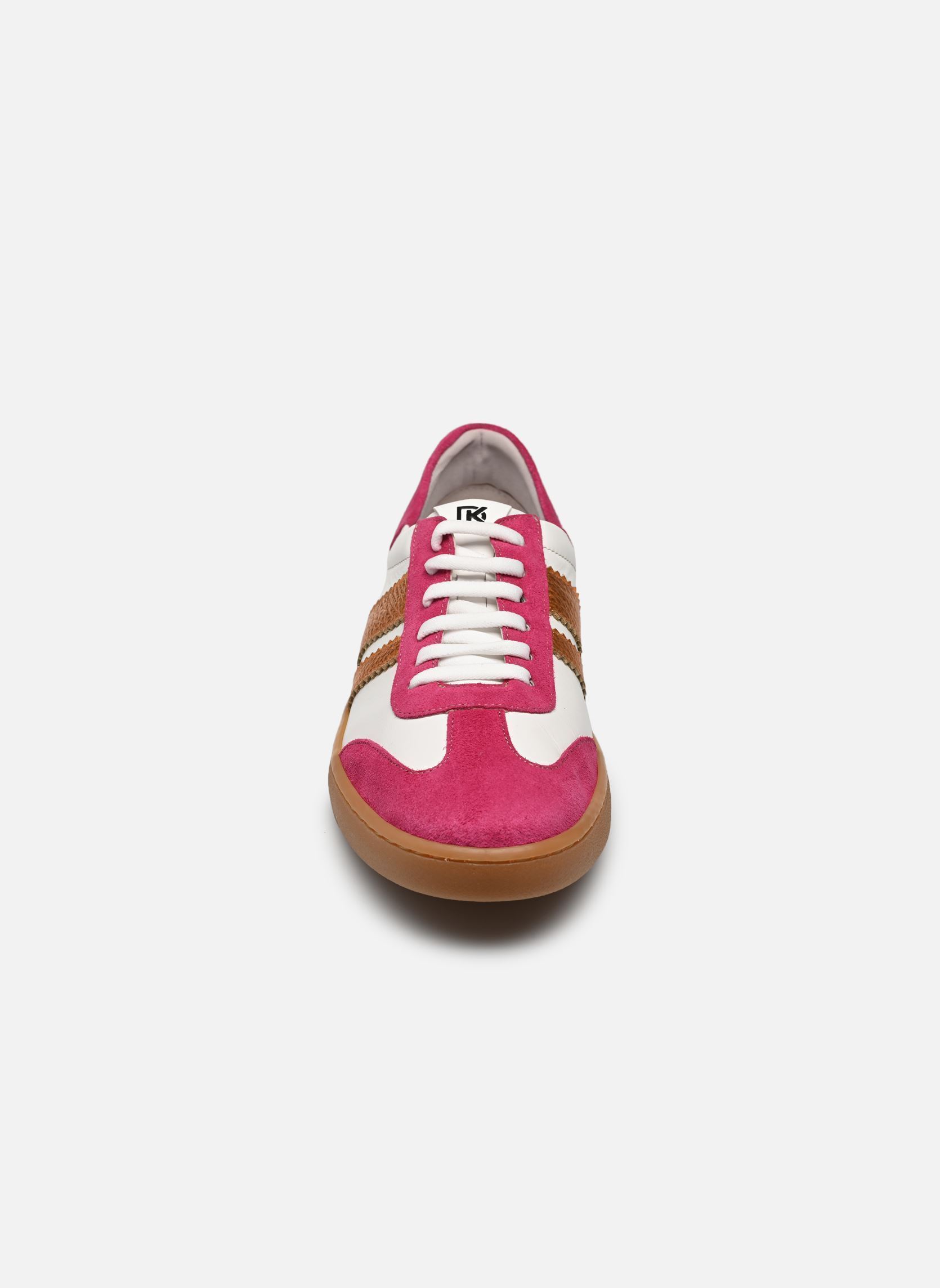 Niedrige Sneaker LYNN D9477 damen mehrfarbig Dorking Niedrige Sneaker LYNN D9477 damen mehrfarbig CALF PORCELANA C-2 PORCEL C-2
