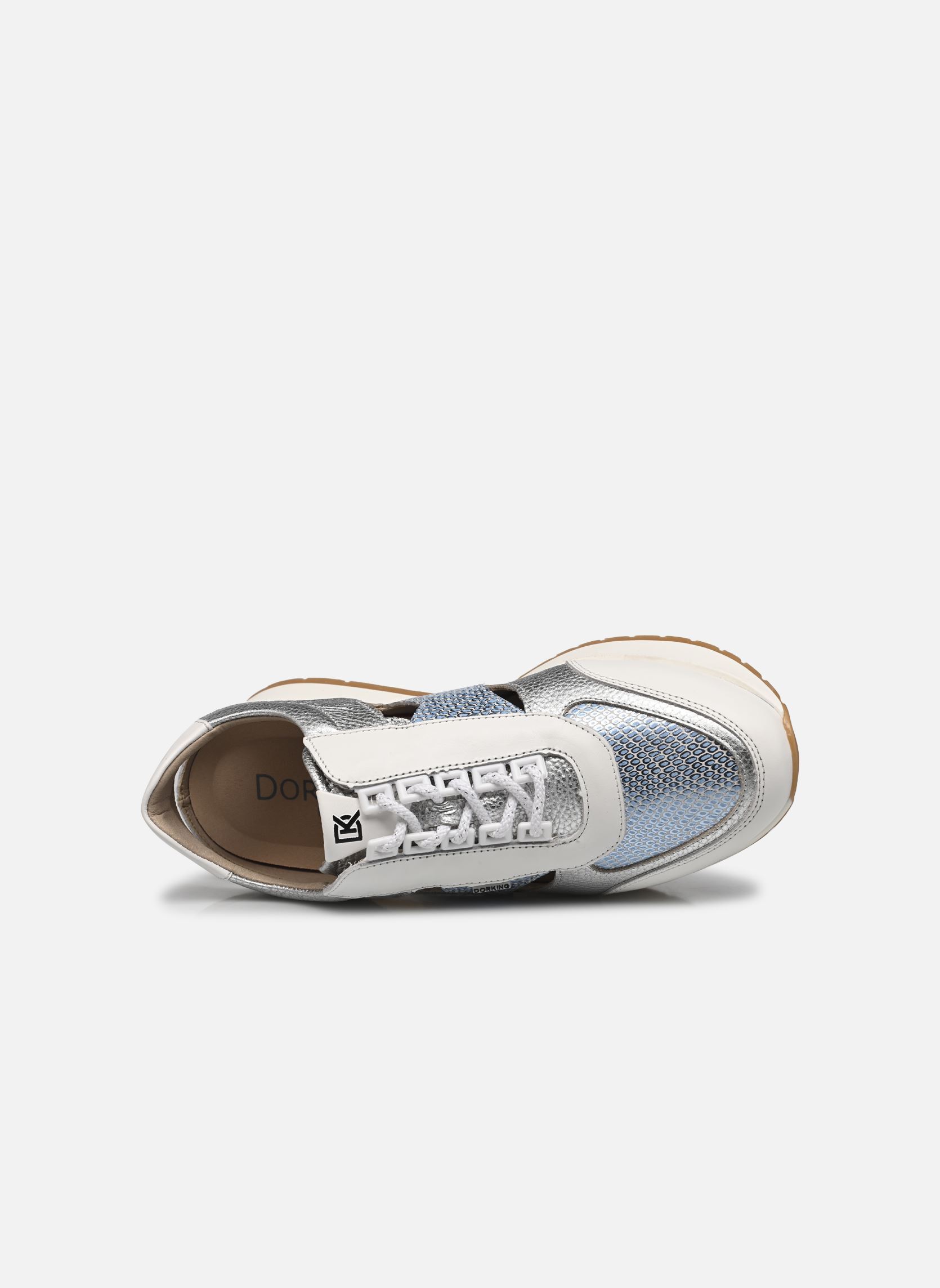 Baskets basses SPLIT D9475 femme blanc Dorking Baskets basses SPLIT D9475 femme blanc SUGAR+ALUMIN+SAND BLANCO + PLA