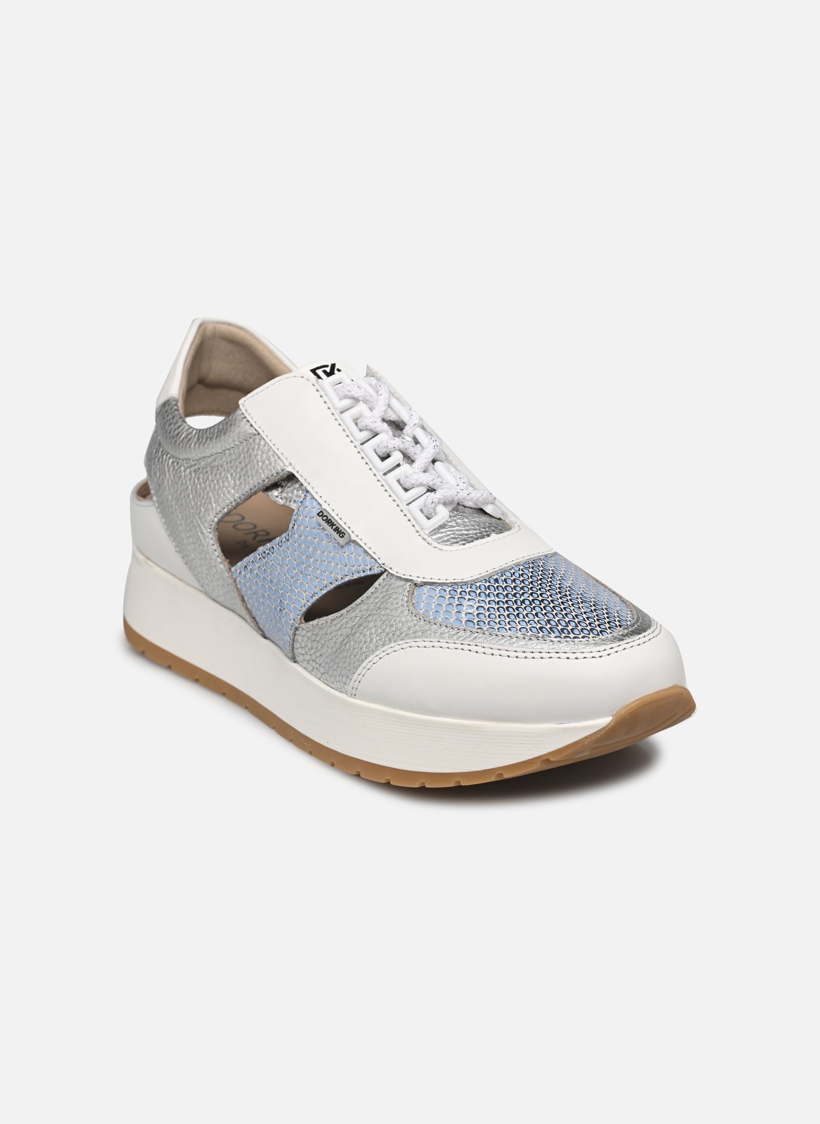 Baskets basses SPLIT D9475 femme blanc Dorking Baskets basses SPLIT D9475 femme blanc SUGAR+ALUMIN+SAND BLANCO + PLA