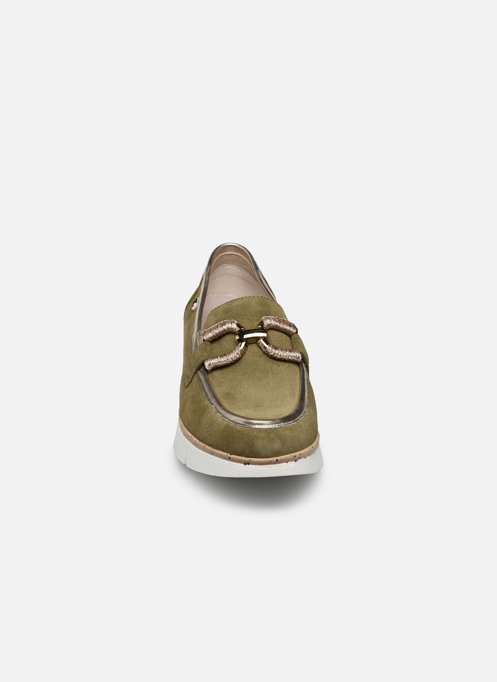 Loafer INDIA D9298 damen grün Dorking Loafer INDIA D9298 damen grün CALF+LAMINADO BOSCO + PLATINO