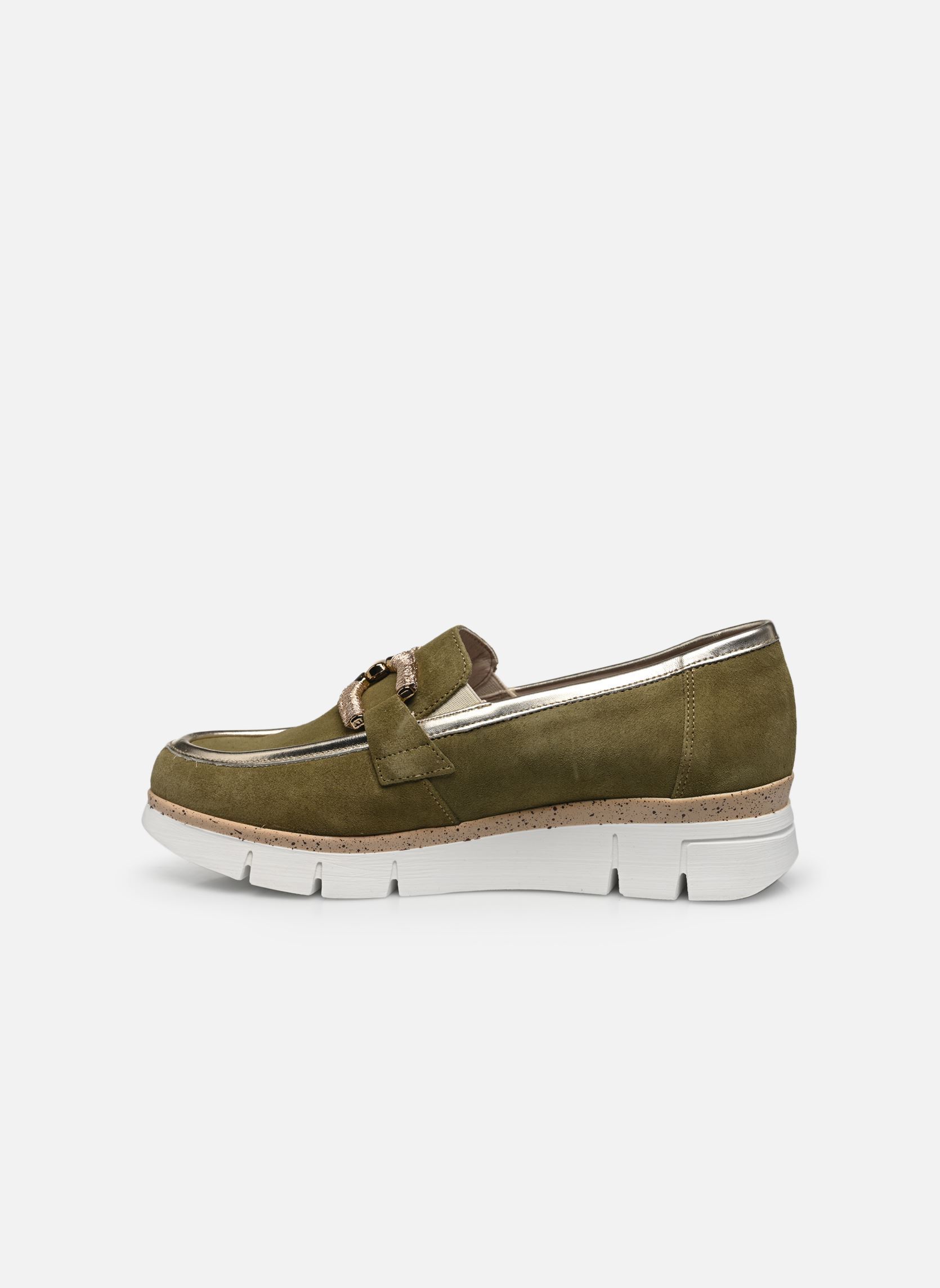 Loafer INDIA D9298 damen grün Dorking Loafer INDIA D9298 damen grün CALF+LAMINADO BOSCO + PLATINO