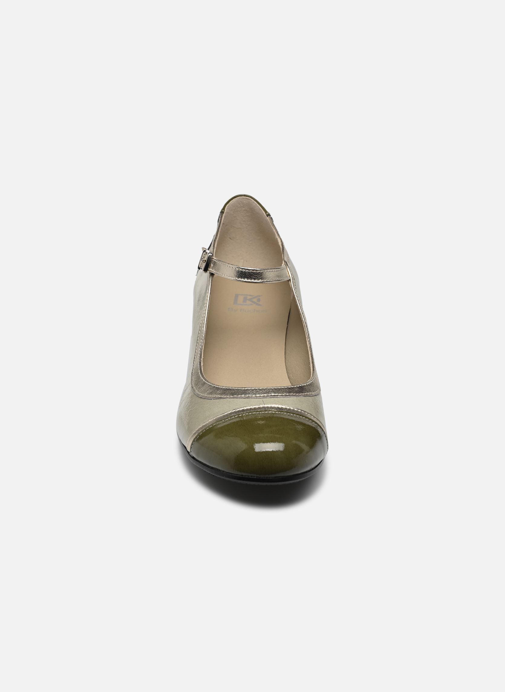Pumps mit Riemchen FRIDA D9027 damen grün Dorking Pumps mit Riemchen FRIDA D9027 damen grün KROKA+NAPLA+LAMIN FROG + HERB