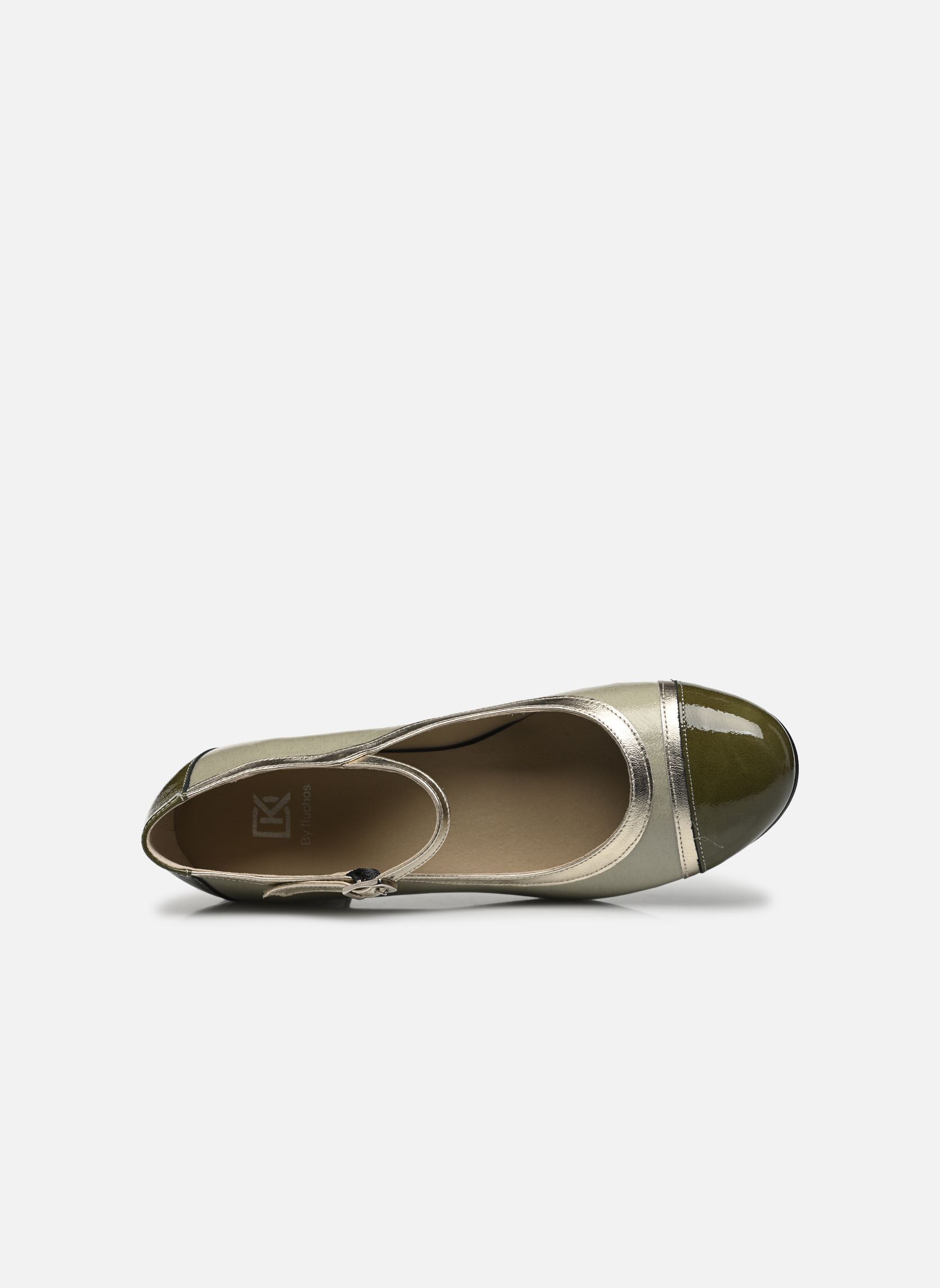 Pumps mit Riemchen FRIDA D9027 damen grün Dorking Pumps mit Riemchen FRIDA D9027 damen grün KROKA+NAPLA+LAMIN FROG + HERB