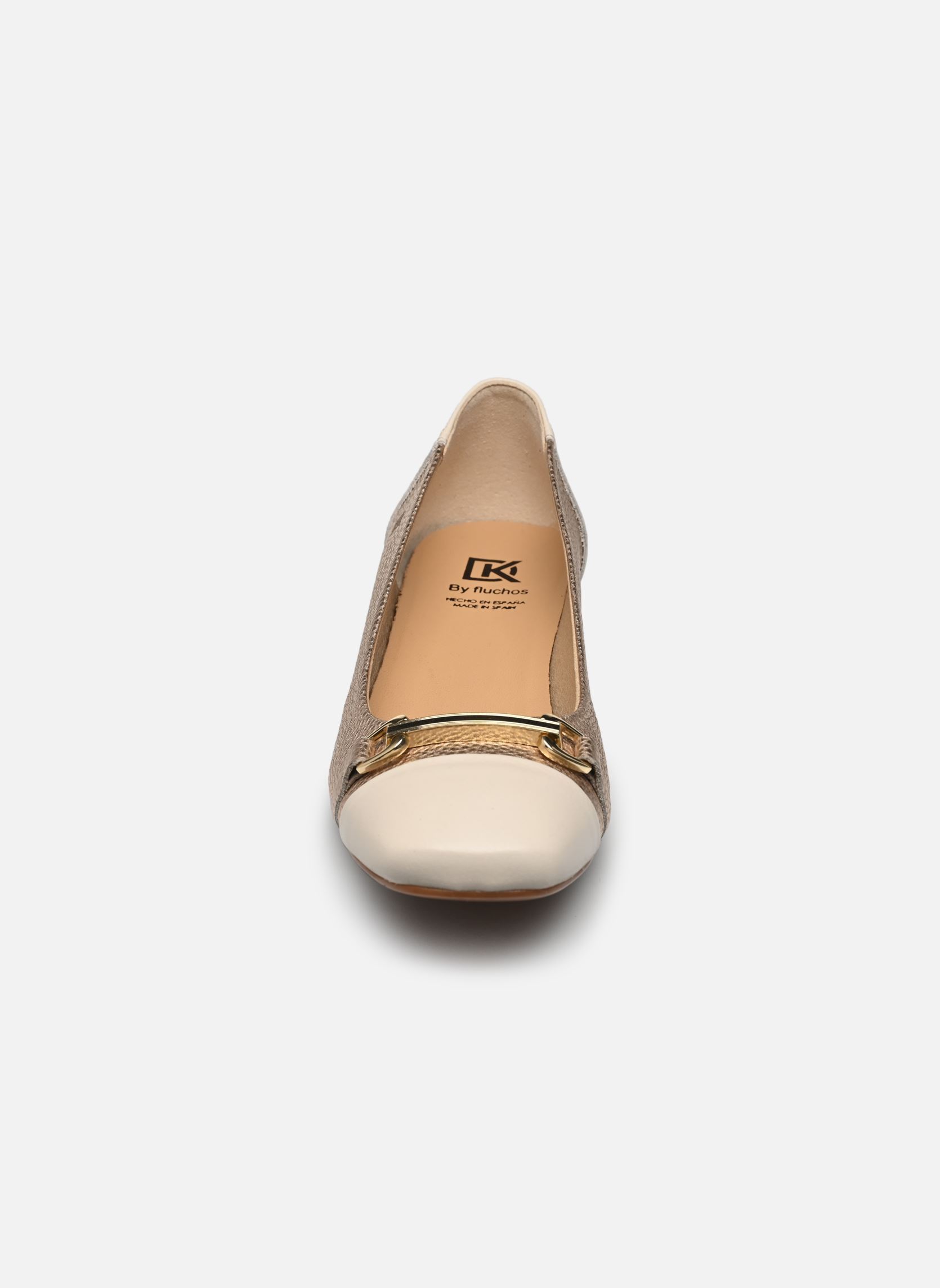 Pumps GIA D9304 dames goud en brons Dorking Pumps GIA D9304 dames goud en brons ALUMIN+INDIOS PLATINO + RAW