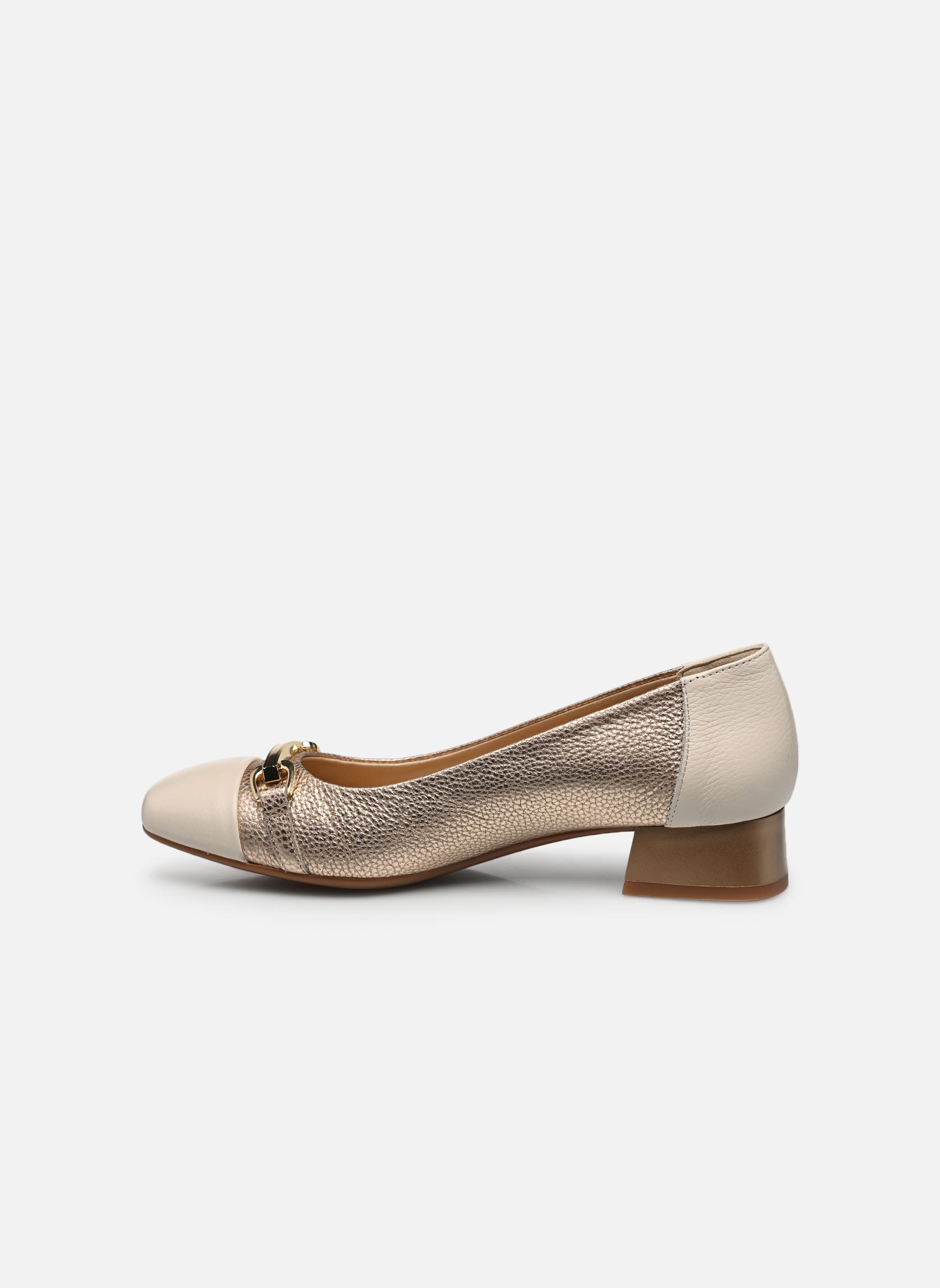 Pumps GIA D9304 dames goud en brons Dorking Pumps GIA D9304 dames goud en brons ALUMIN+INDIOS PLATINO + RAW