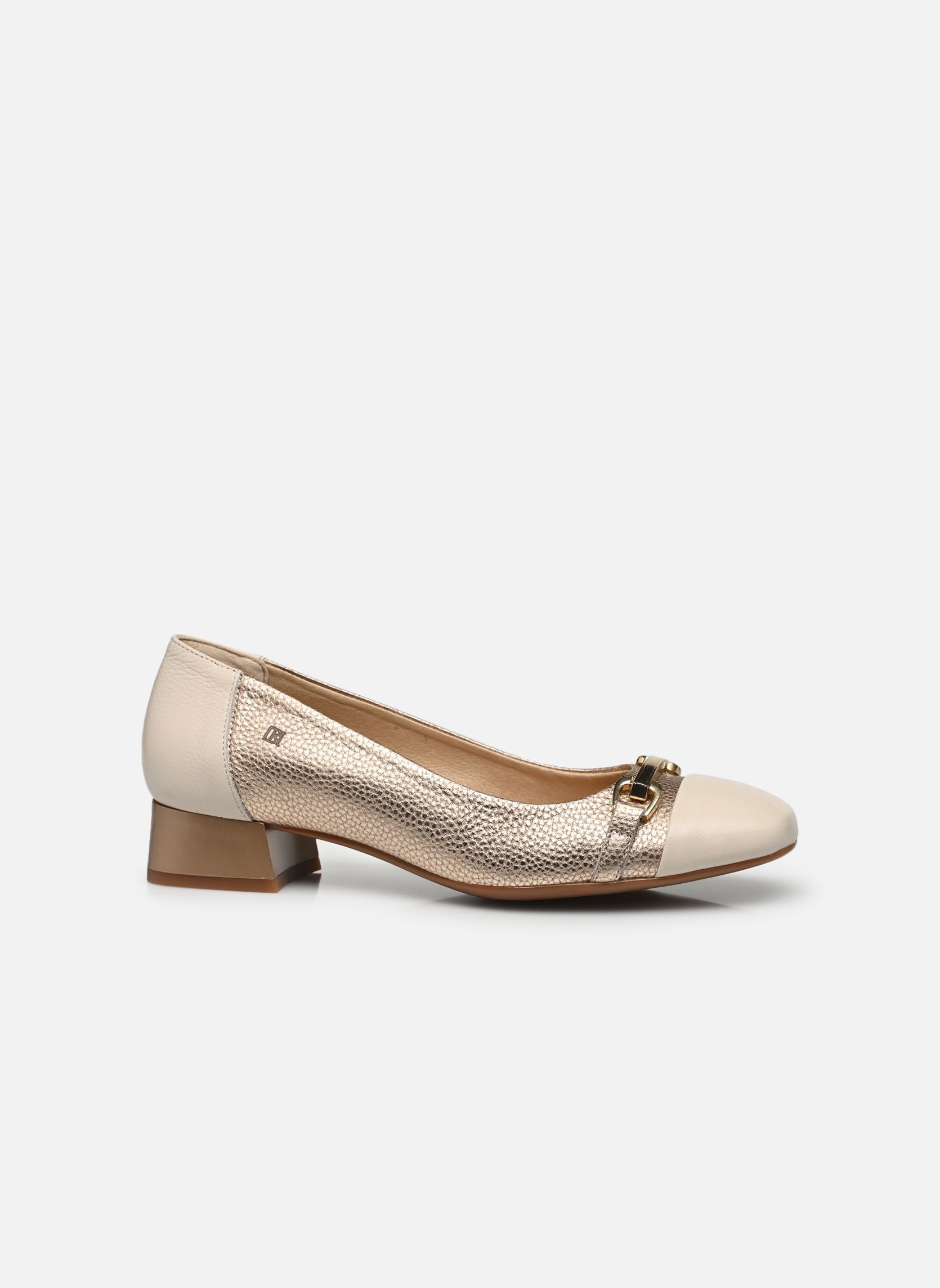 Pumps GIA D9304 dames goud en brons Dorking Pumps GIA D9304 dames goud en brons ALUMIN+INDIOS PLATINO + RAW