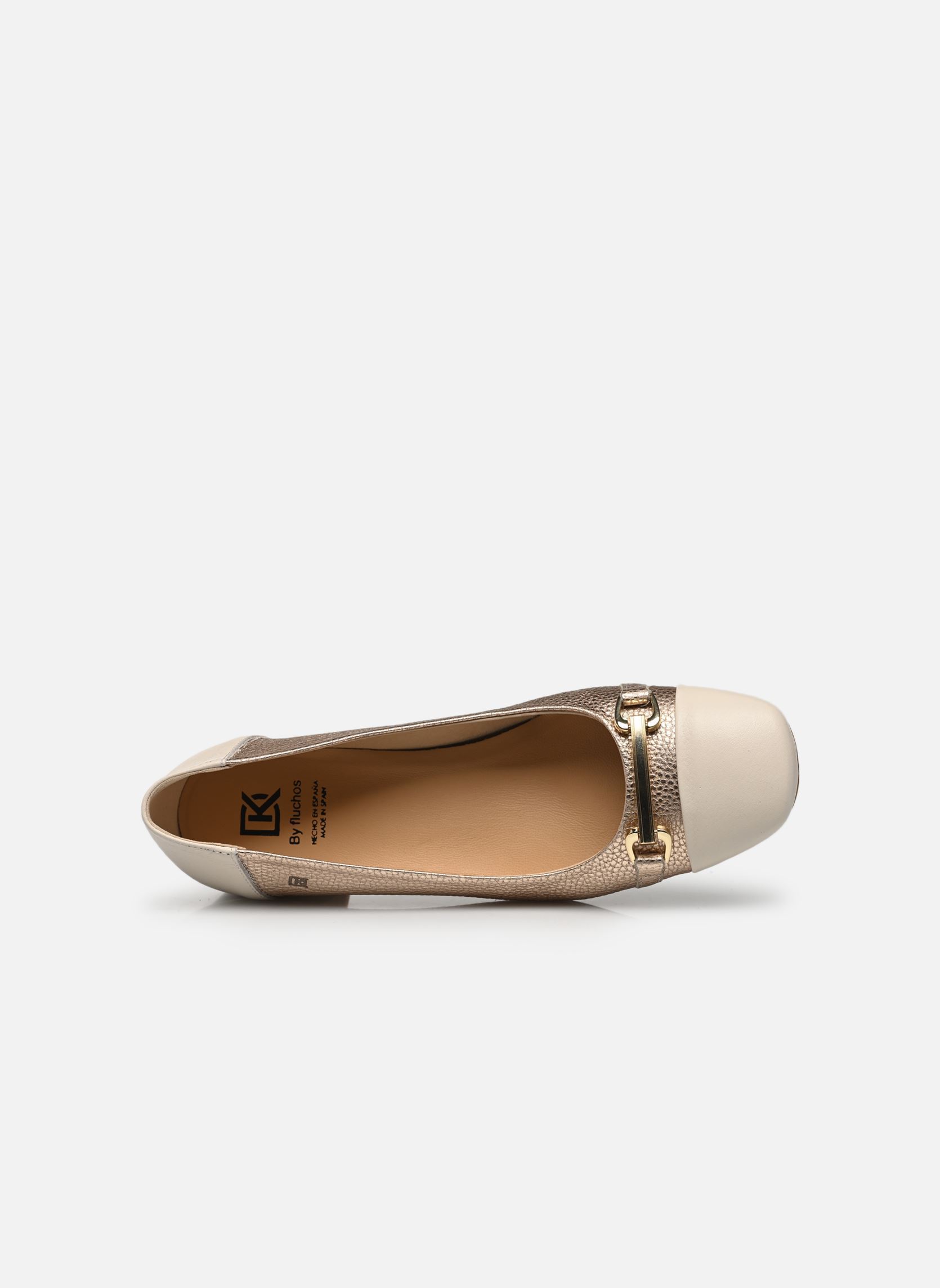 Pumps GIA D9304 dames goud en brons Dorking Pumps GIA D9304 dames goud en brons ALUMIN+INDIOS PLATINO + RAW