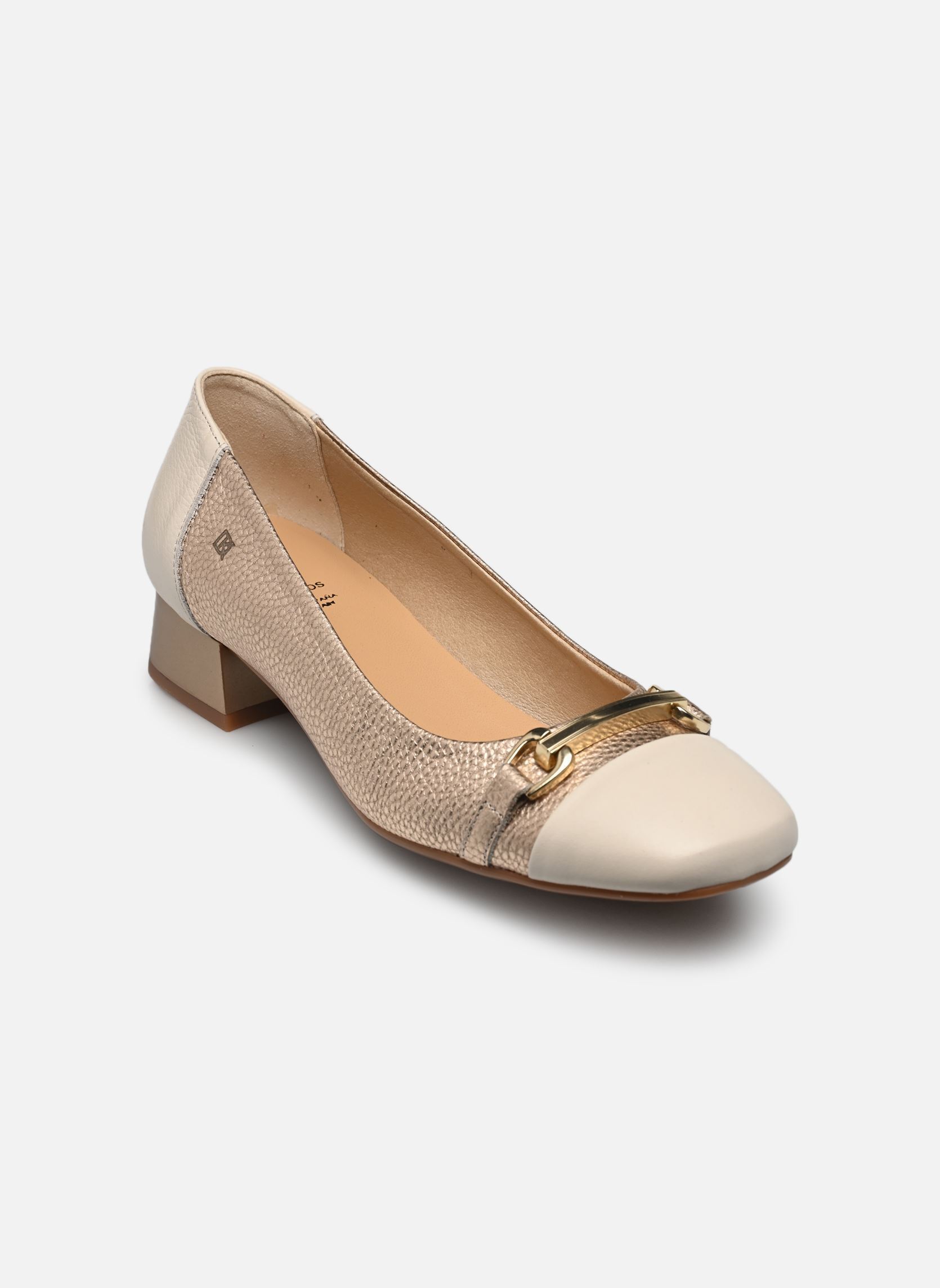 Pumps GIA D9304 dames goud en brons Dorking Pumps GIA D9304 dames goud en brons ALUMIN+INDIOS PLATINO + RAW