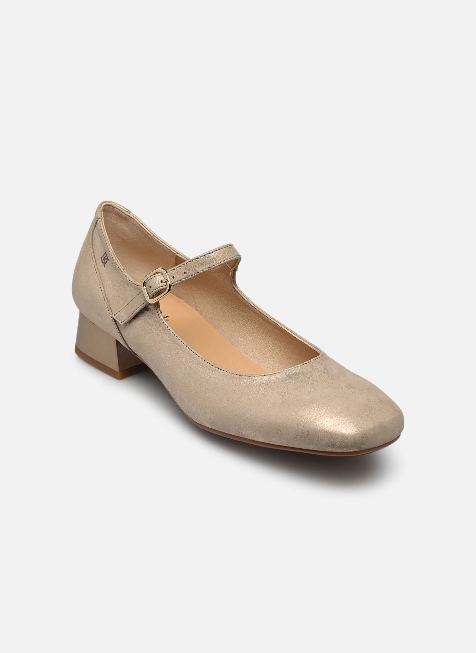 Escarpins à brides GIA D9306 femme or et bronze Dorking Escarpins à brides GIA D9306 femme or et bronze LAGUNA PLATINO