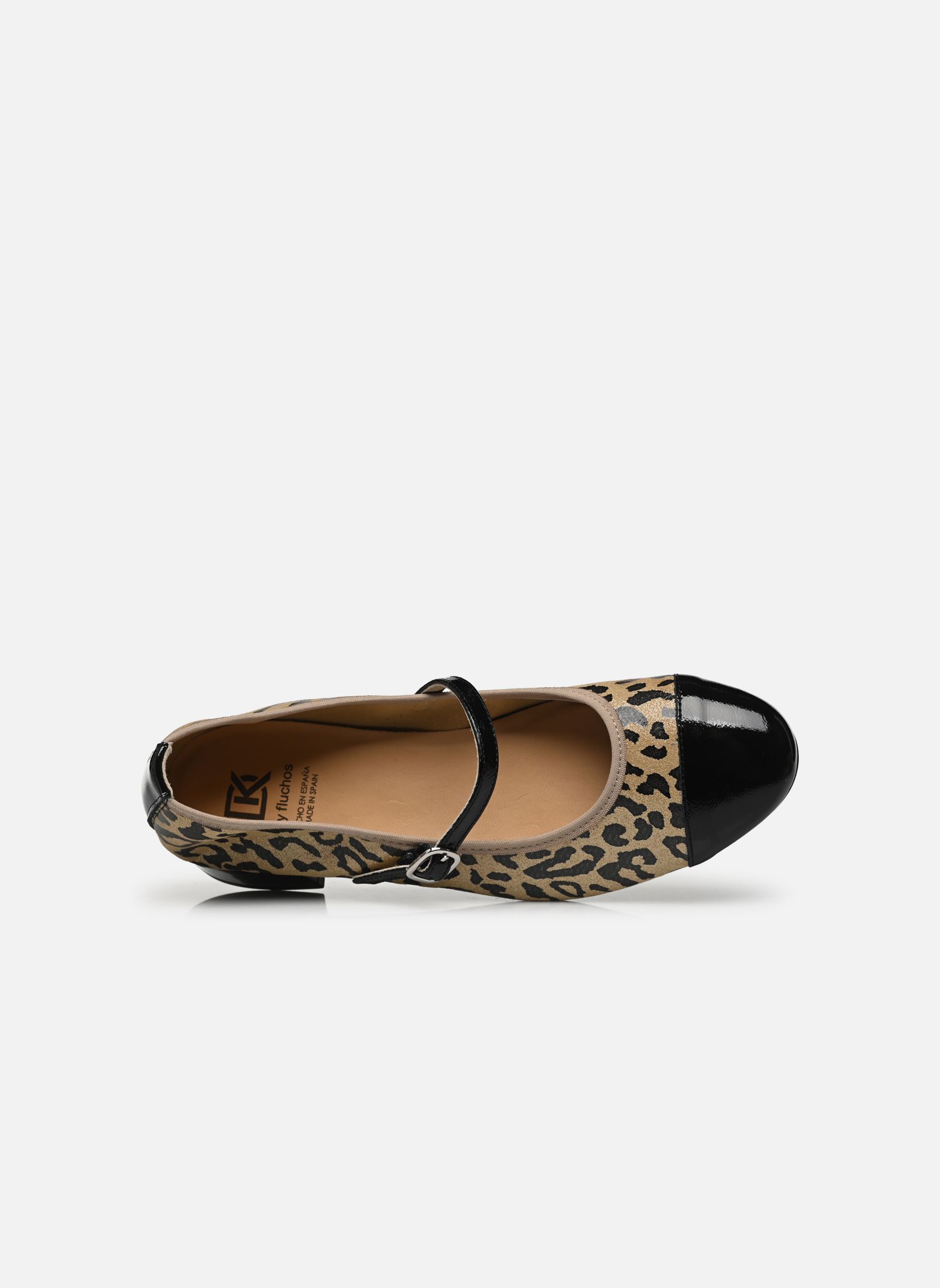 Escarpins à brides GINAR D9504 femme multicolore Dorking Escarpins à brides GINAR D9504 femme multicolore JAGUAR+NAPLAK SAHARA + NEGRO