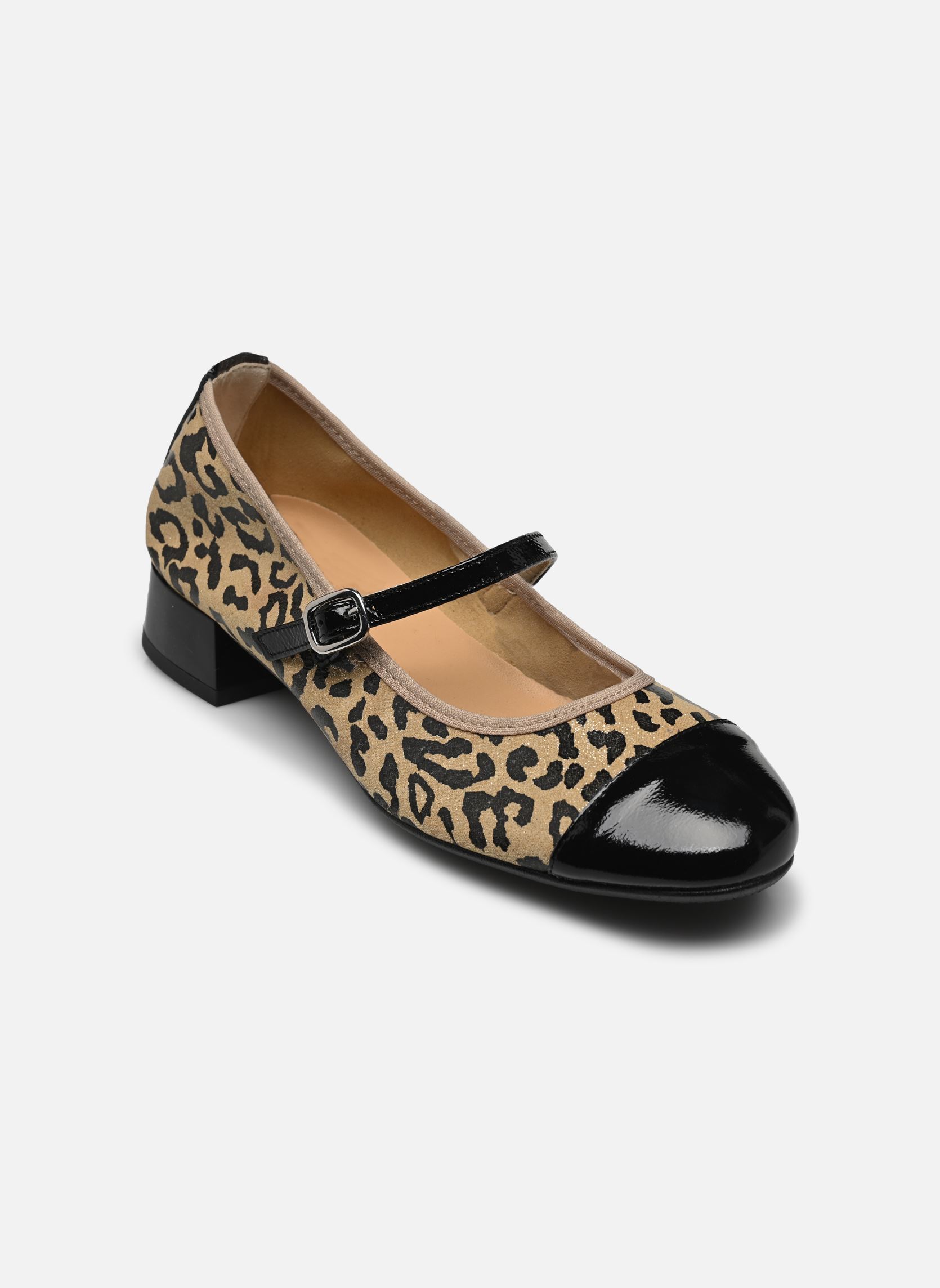 Escarpins à brides GINAR D9504 femme multicolore Dorking Escarpins à brides GINAR D9504 femme multicolore JAGUAR+NAPLAK SAHARA + NEGRO