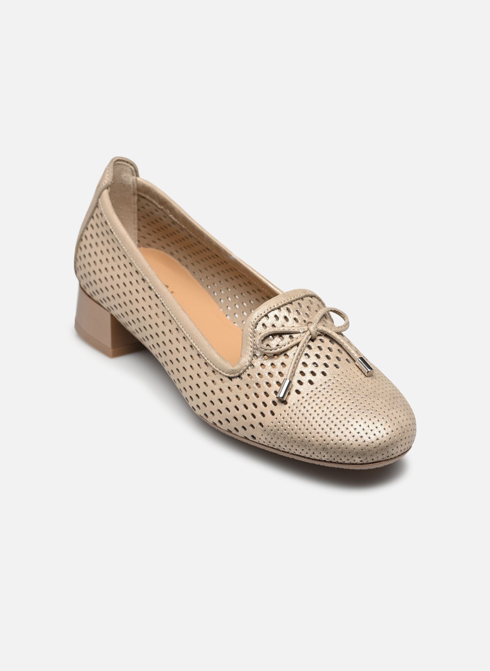 Mocassins GINAR D9505 femme or et bronze Dorking Mocassins GINAR D9505 femme or et bronze LAGUNA PLATINO