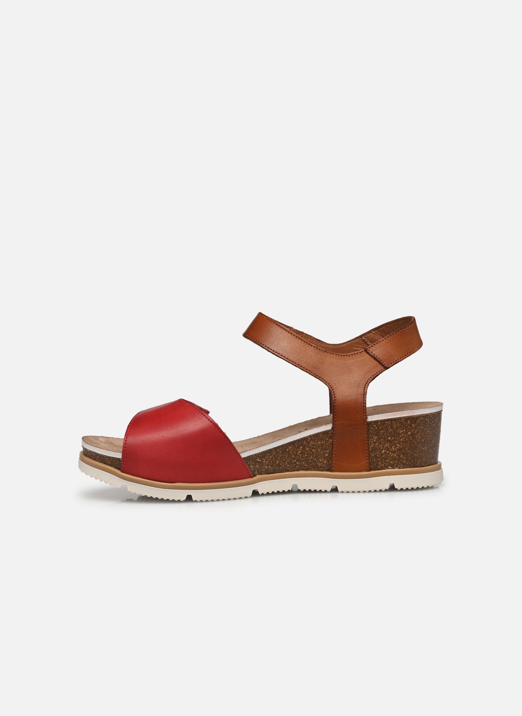 Sandali con zeppa e plateau GOLD D9512 donna rosso Dorking Sandali con zeppa e plateau GOLD D9512 donna rosso TEXAS+TEXAS+LAMINA CARMIN + CU