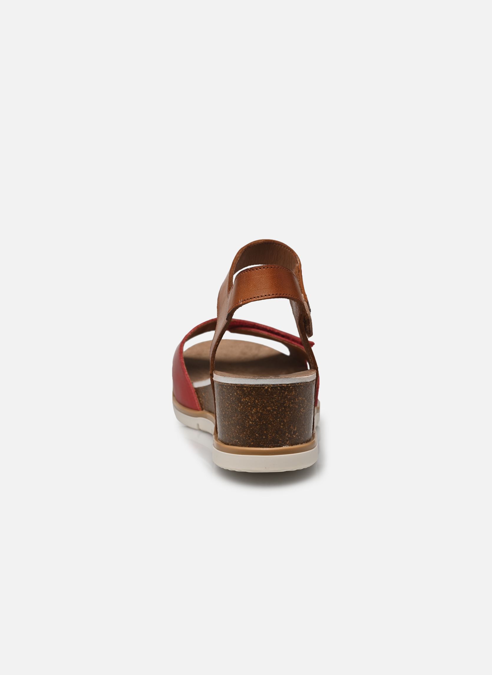 Sandali con zeppa e plateau GOLD D9512 donna rosso Dorking Sandali con zeppa e plateau GOLD D9512 donna rosso TEXAS+TEXAS+LAMINA CARMIN + CU