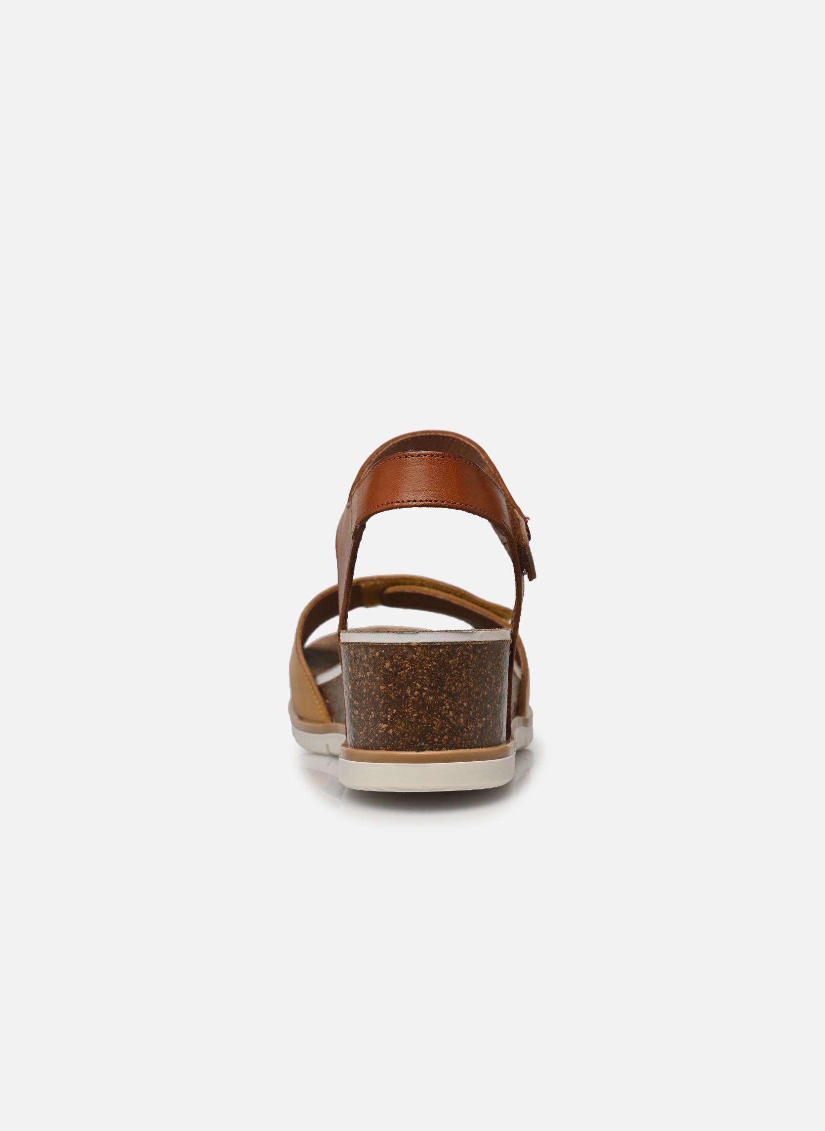 Sandalias y plataformas de cuña GOLD D9512 mujer marrón Dorking Sandalias y plataformas de cuña GOLD D9512 mujer marrón TEXAS+TEXAS+LAMINA SALFRAN + C