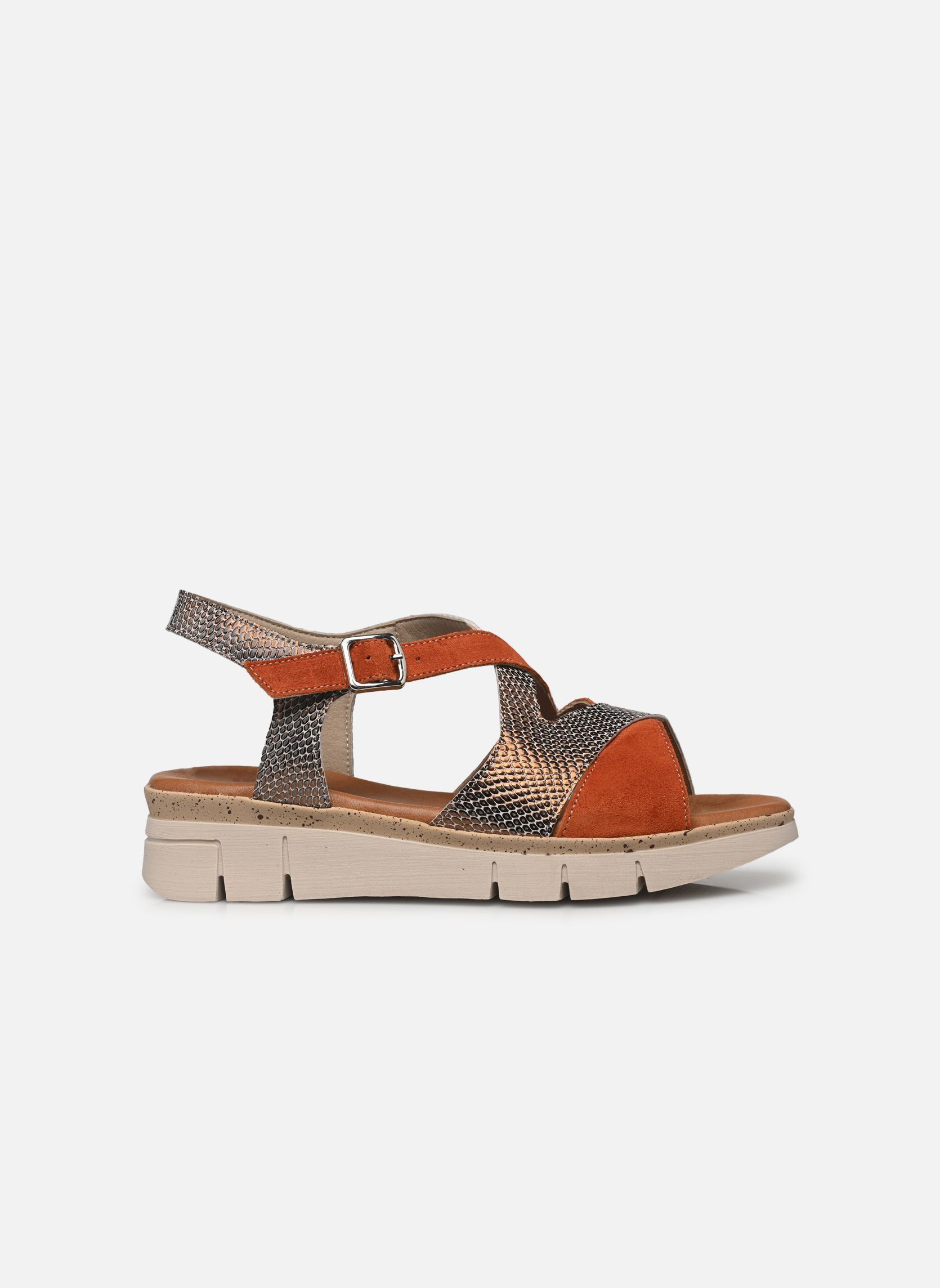 Keil- und Plateausandalen KLAU D9485 damen braun Dorking Keil- und Plateausandalen KLAU D9485 damen braun CALF+SAND SIENA + BRONCE