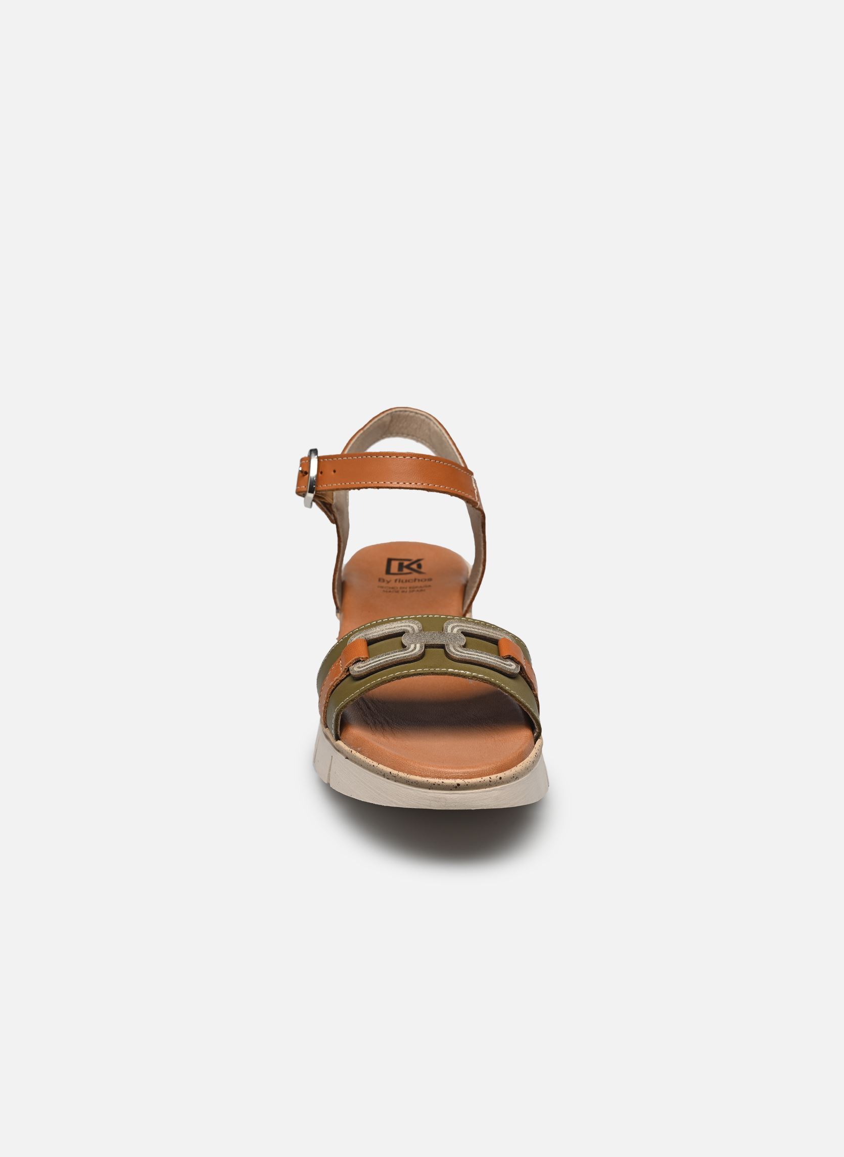 Sandali con zeppa e plateau KLAU D9484 donna marrone Dorking Sandali con zeppa e plateau KLAU D9484 donna marrone TIBET+TIBET+LAMINA KAKI + CUER