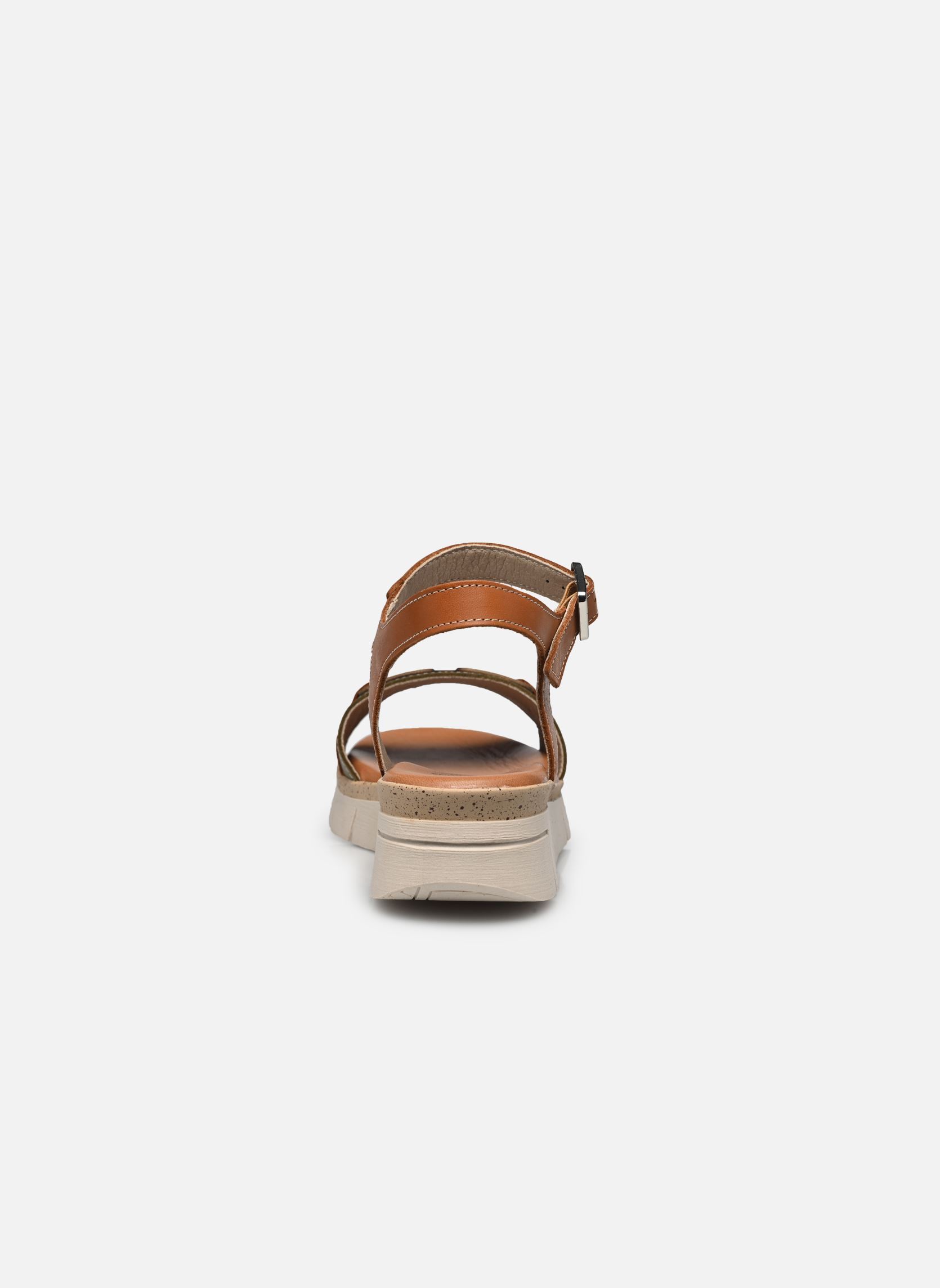 Sandali con zeppa e plateau KLAU D9484 donna marrone Dorking Sandali con zeppa e plateau KLAU D9484 donna marrone TIBET+TIBET+LAMINA KAKI + CUER
