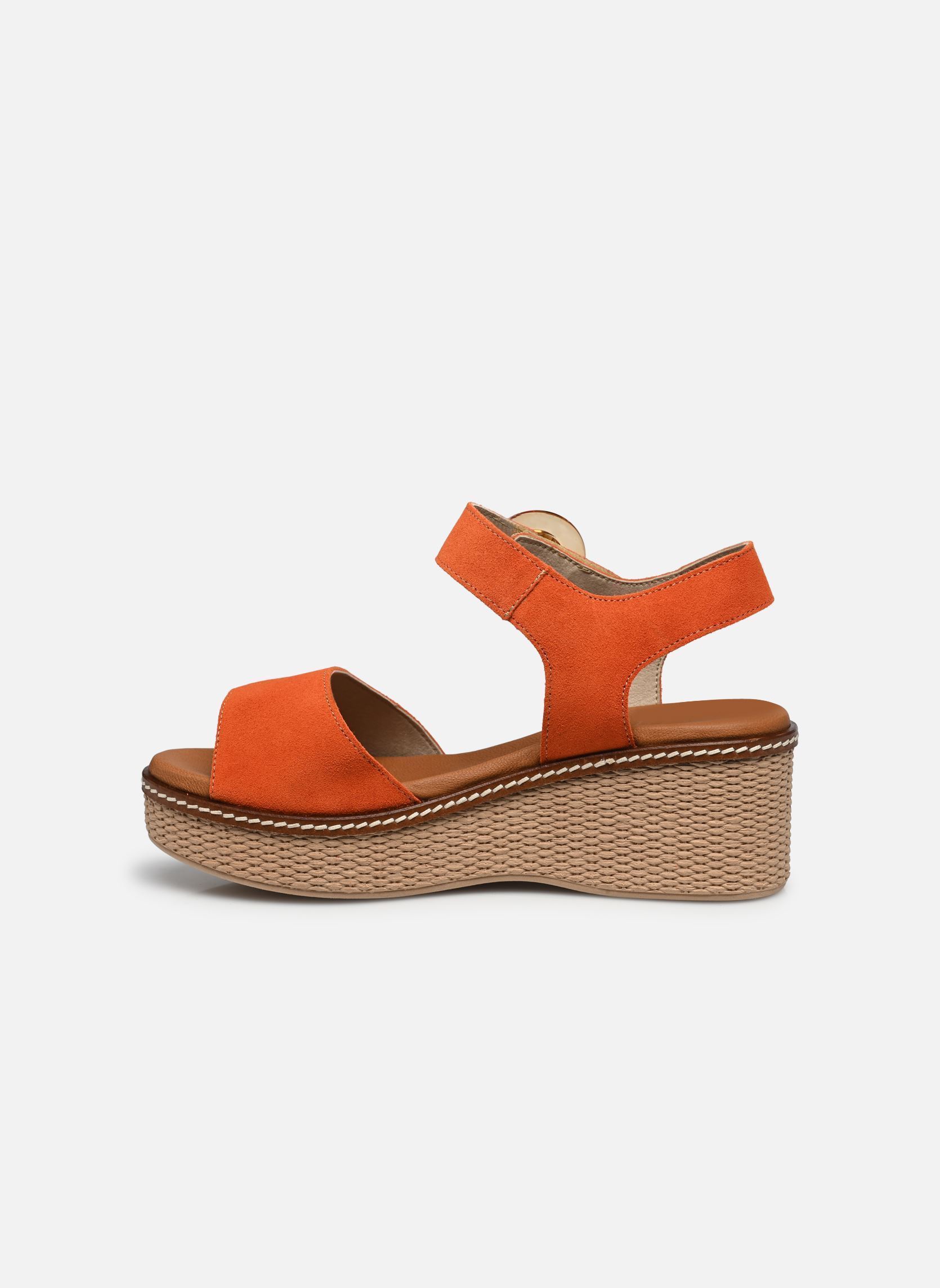 Keil- und Plateausandalen NIDO D9450 damen orange Dorking Keil- und Plateausandalen NIDO D9450 damen orange CALF ORANGE