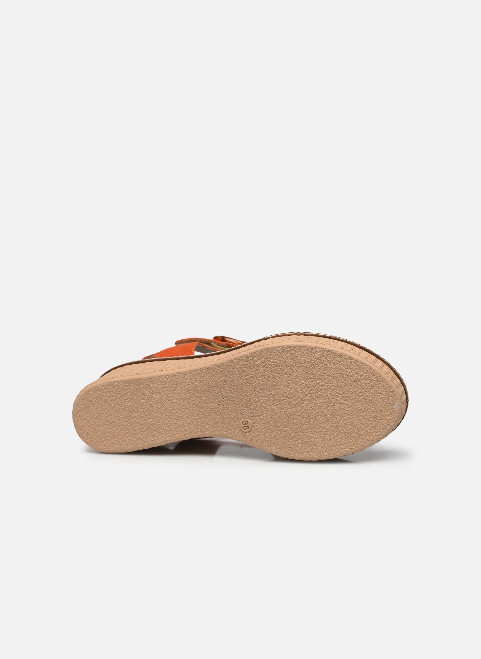 Keil- und Plateausandalen NIDO D9450 damen orange Dorking Keil- und Plateausandalen NIDO D9450 damen orange CALF ORANGE