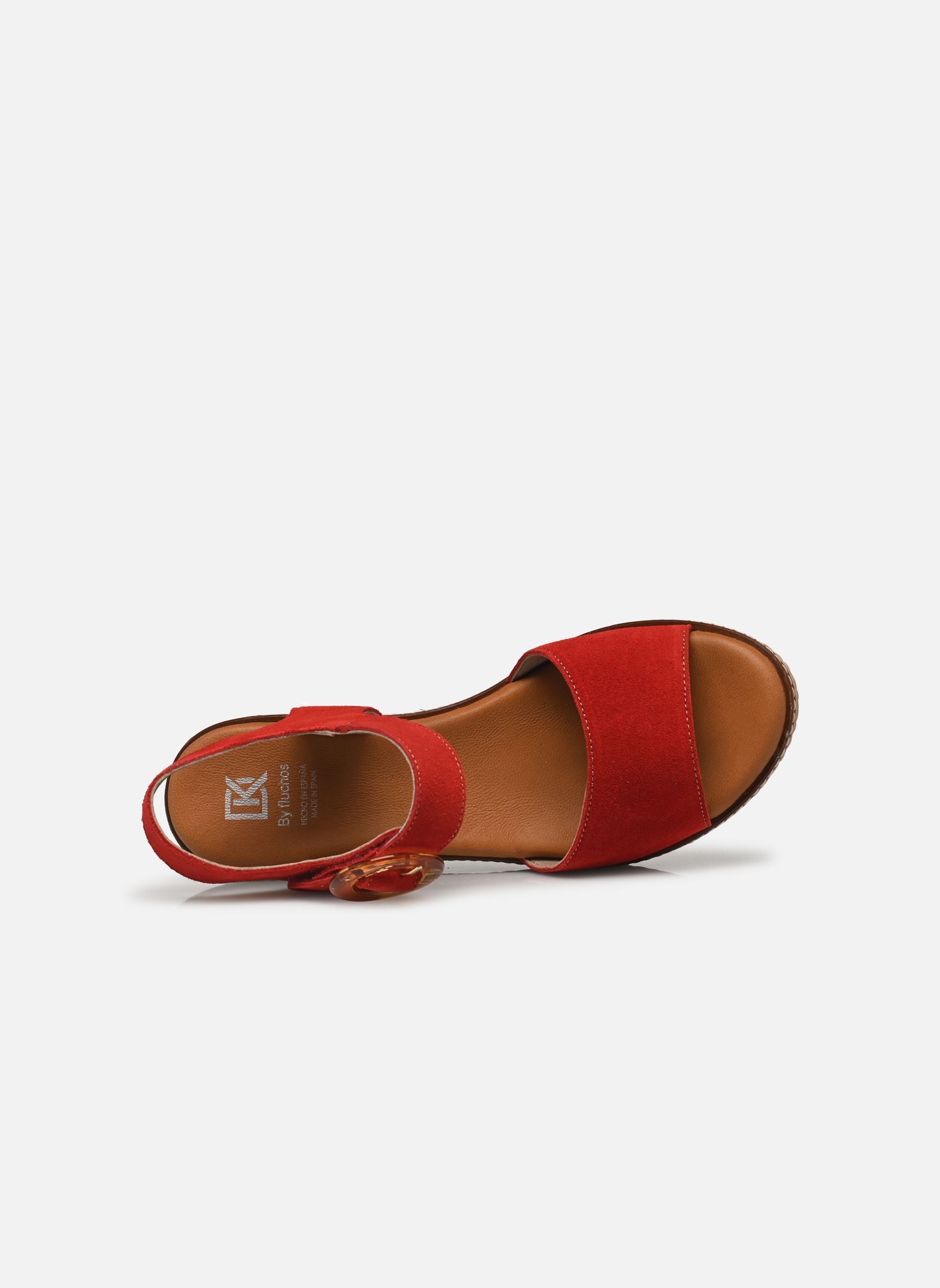 Keil- und Plateausandalen NIDO D9450 damen rot Dorking Keil- und Plateausandalen NIDO D9450 damen rot CALF ROJO