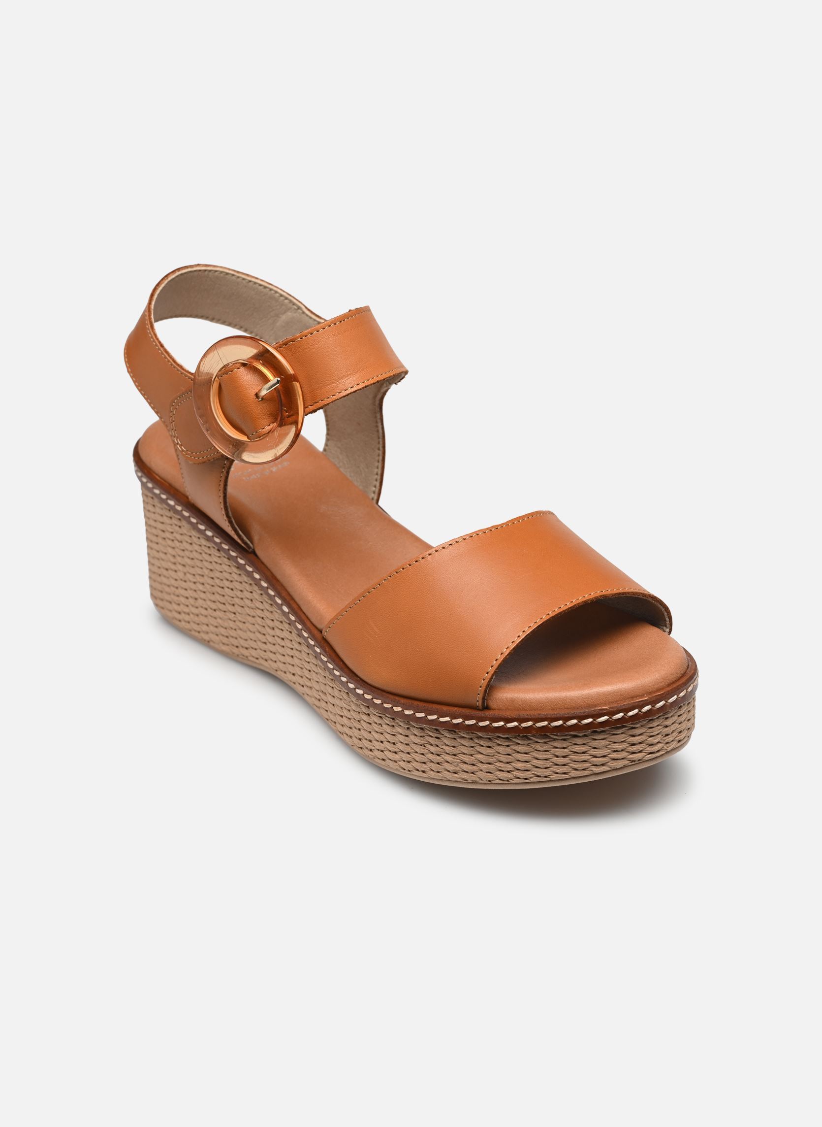 Keil- und Plateausandalen NIDO D9450 damen braun Dorking Keil- und Plateausandalen NIDO D9450 damen braun TIBET CUERO