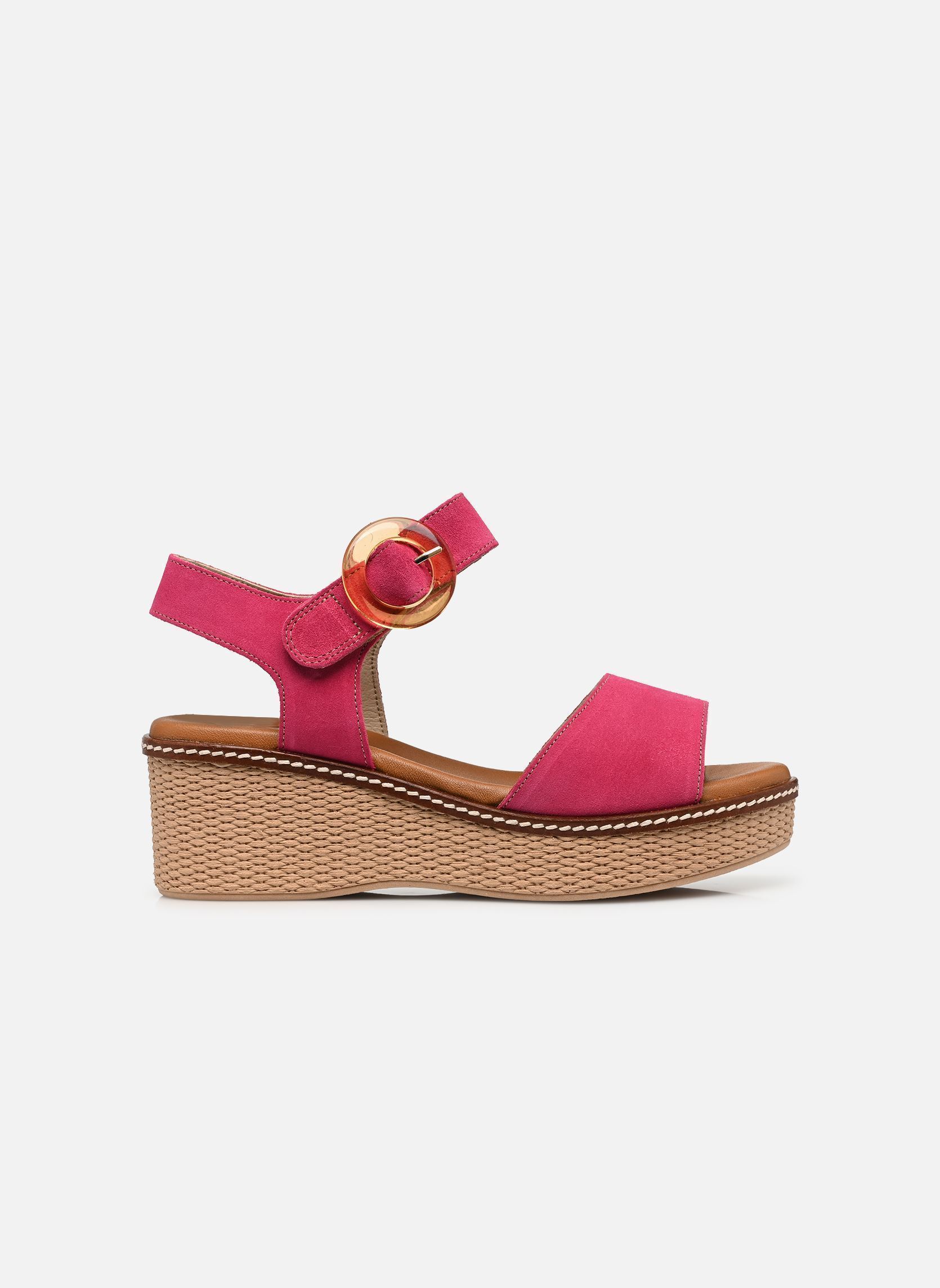 Keil- und Plateausandalen NIDO D9450 damen rosa Dorking Keil- und Plateausandalen NIDO D9450 damen rosa CALF FUCSIA