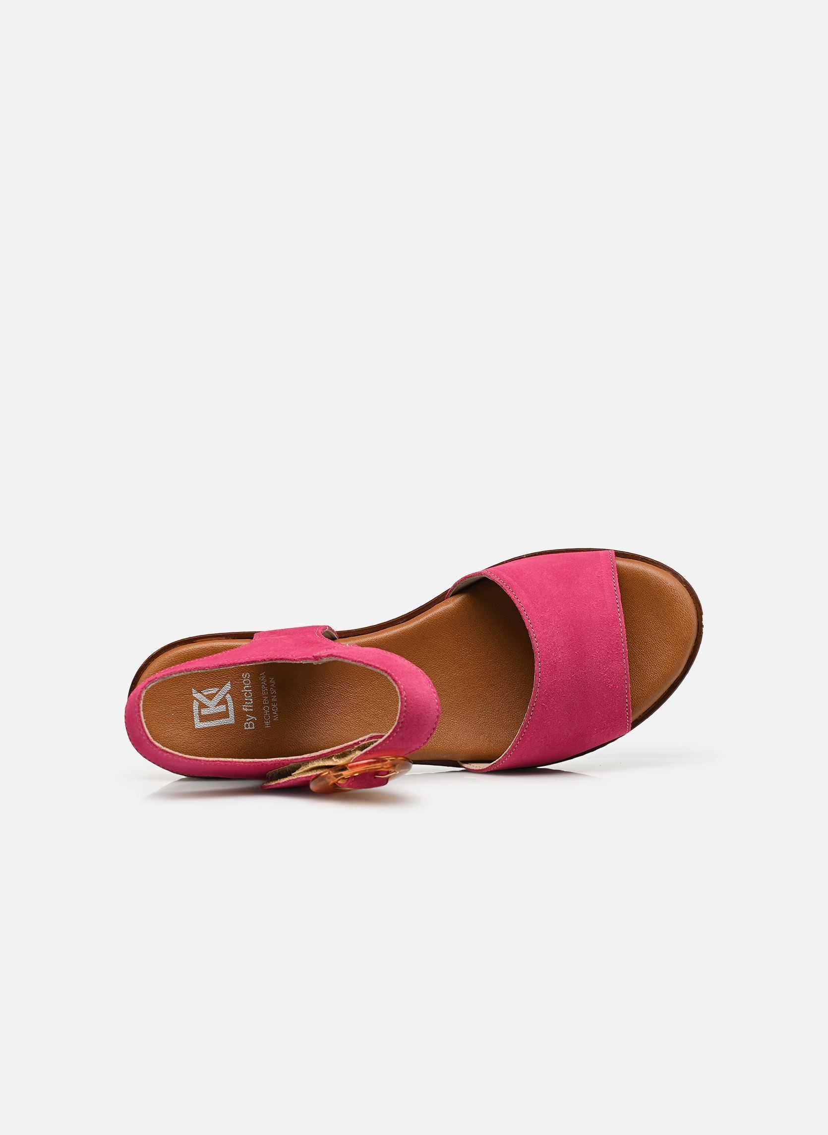 Keil- und Plateausandalen NIDO D9450 damen rosa Dorking Keil- und Plateausandalen NIDO D9450 damen rosa CALF FUCSIA