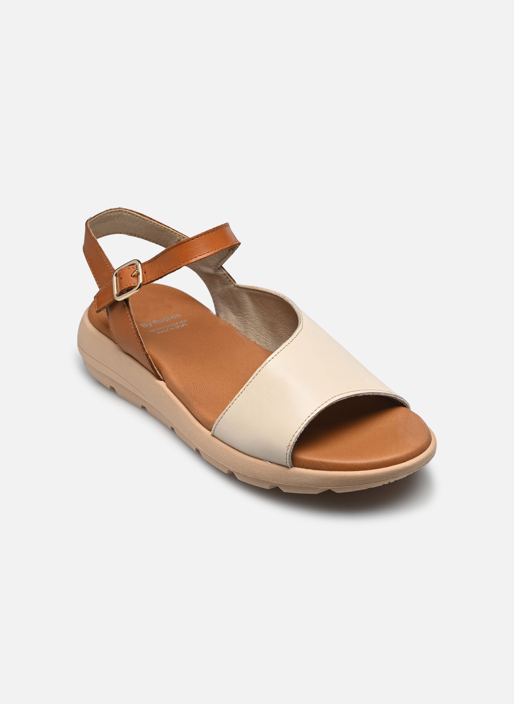 Sandalen met sleehak en plateau GANDIA D9464 dames wit Dorking Sandalen met sleehak en plateau GANDIA D9464 dames wit TIBET+TIBET RAW + CUERO