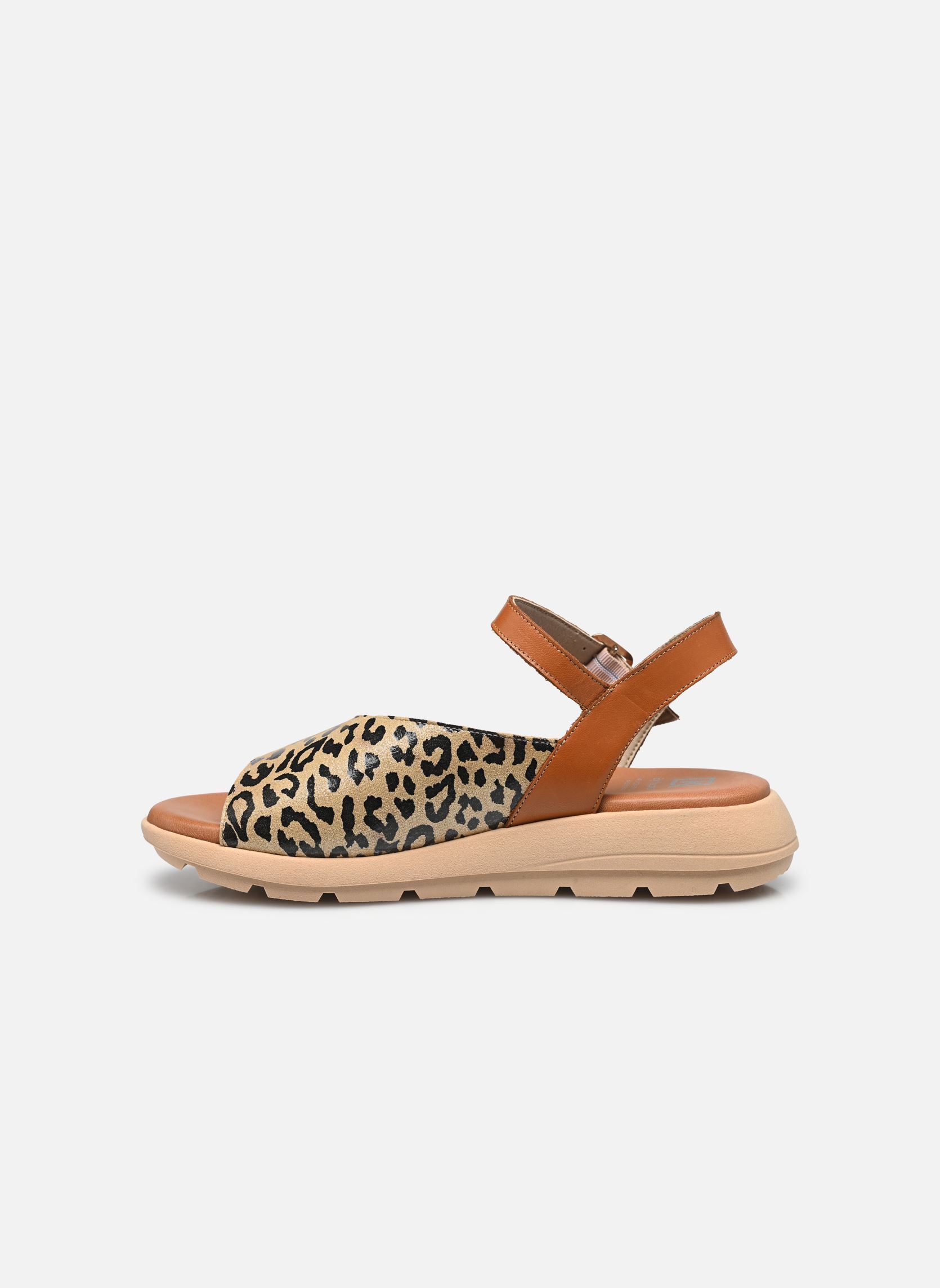 Sandali con zeppa e plateau GANDIA D9464 donna marrone Dorking Sandali con zeppa e plateau GANDIA D9464 donna marrone JAGUAR+TIBET SAHARA + CUERO