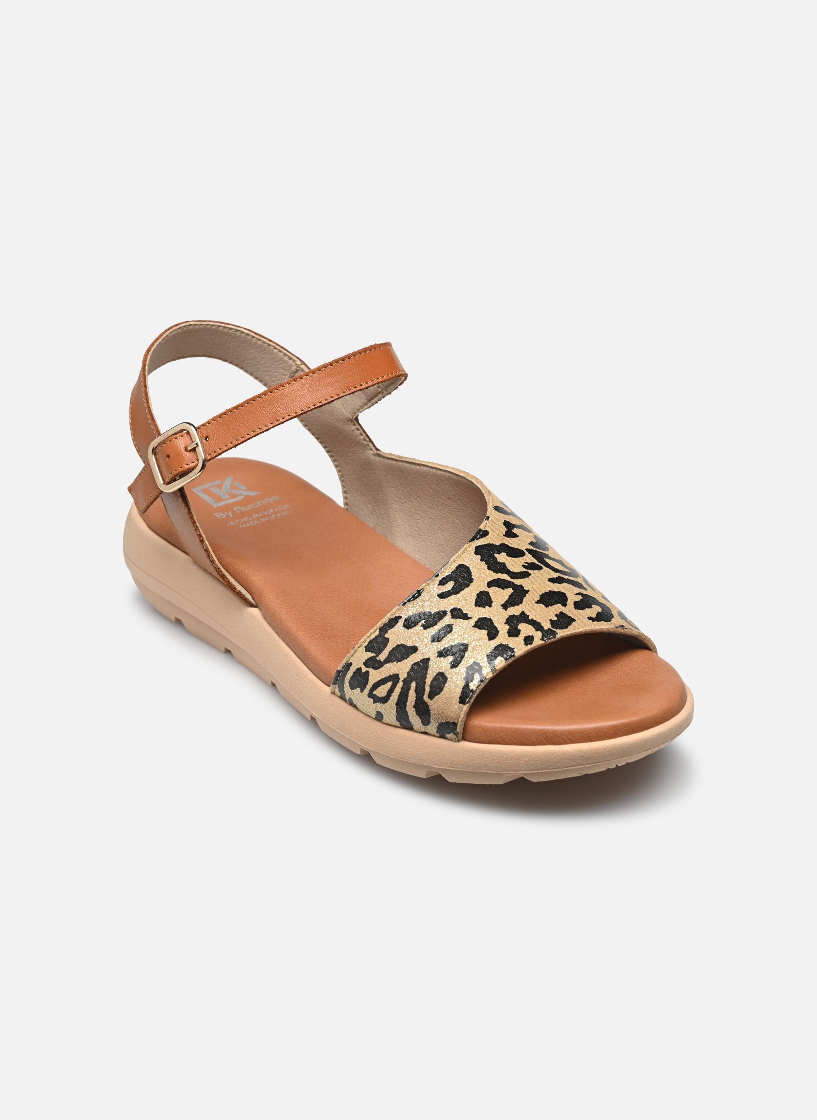 Sandali con zeppa e plateau GANDIA D9464 donna marrone Dorking Sandali con zeppa e plateau GANDIA D9464 donna marrone JAGUAR+TIBET SAHARA + CUERO