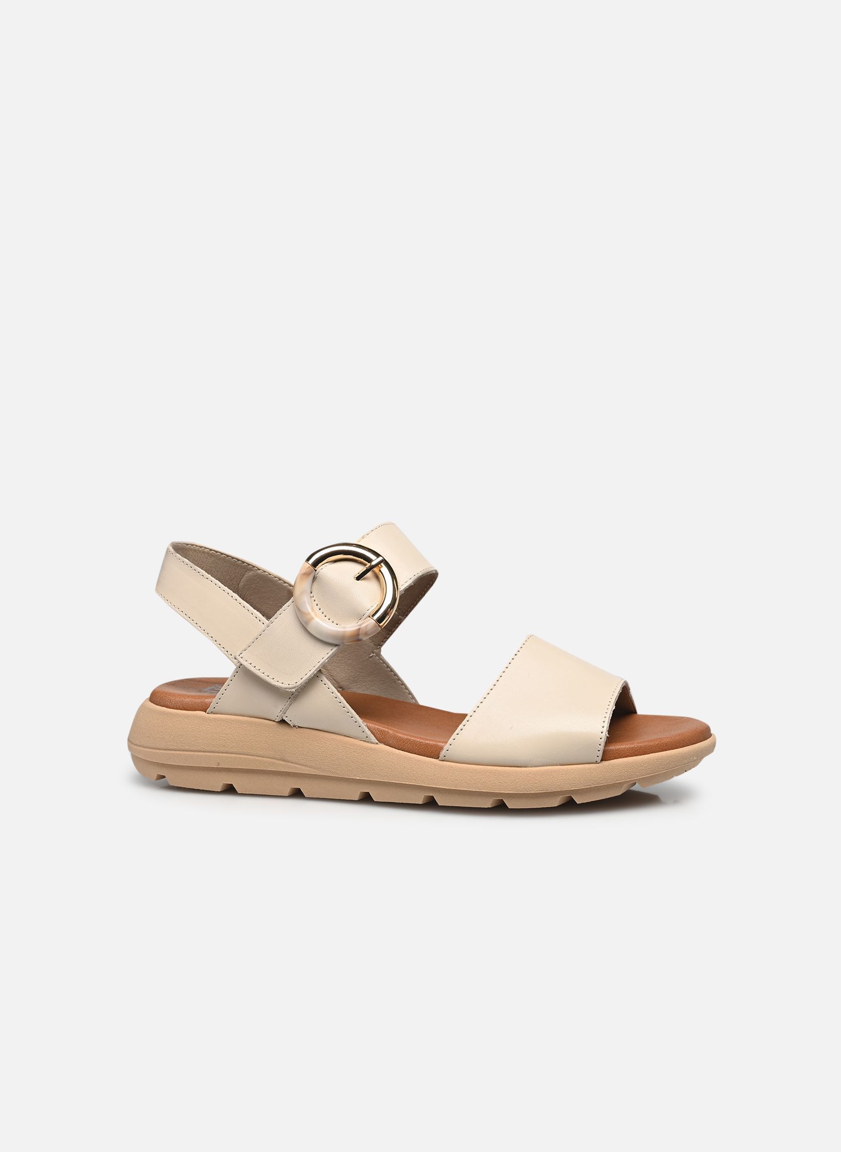 Sandali con zeppa e plateau GANDIA D9468 donna bianco Dorking Sandali con zeppa e plateau GANDIA D9468 donna bianco TIBET RAW