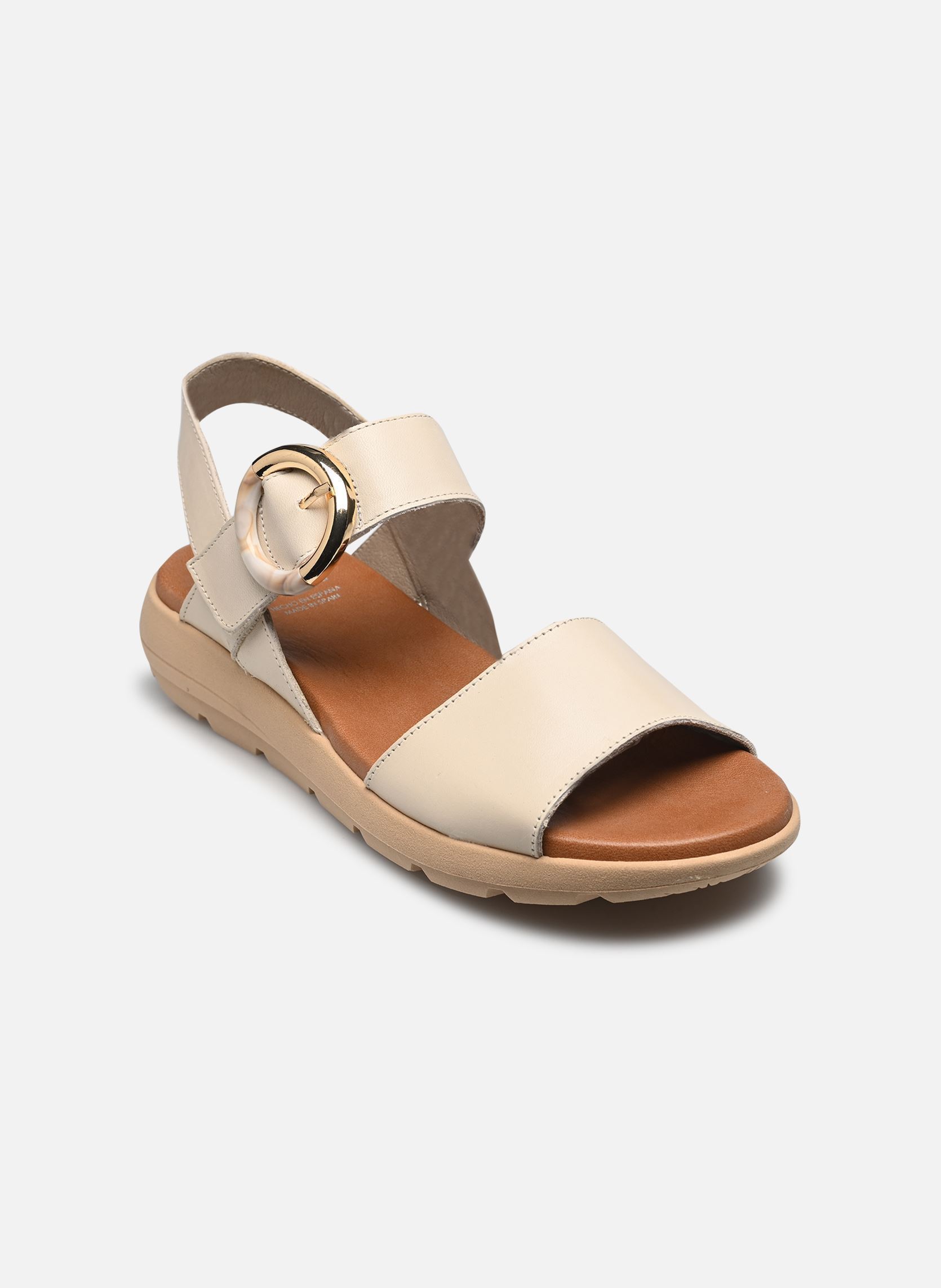 Sandali con zeppa e plateau GANDIA D9468 donna bianco Dorking Sandali con zeppa e plateau GANDIA D9468 donna bianco TIBET RAW