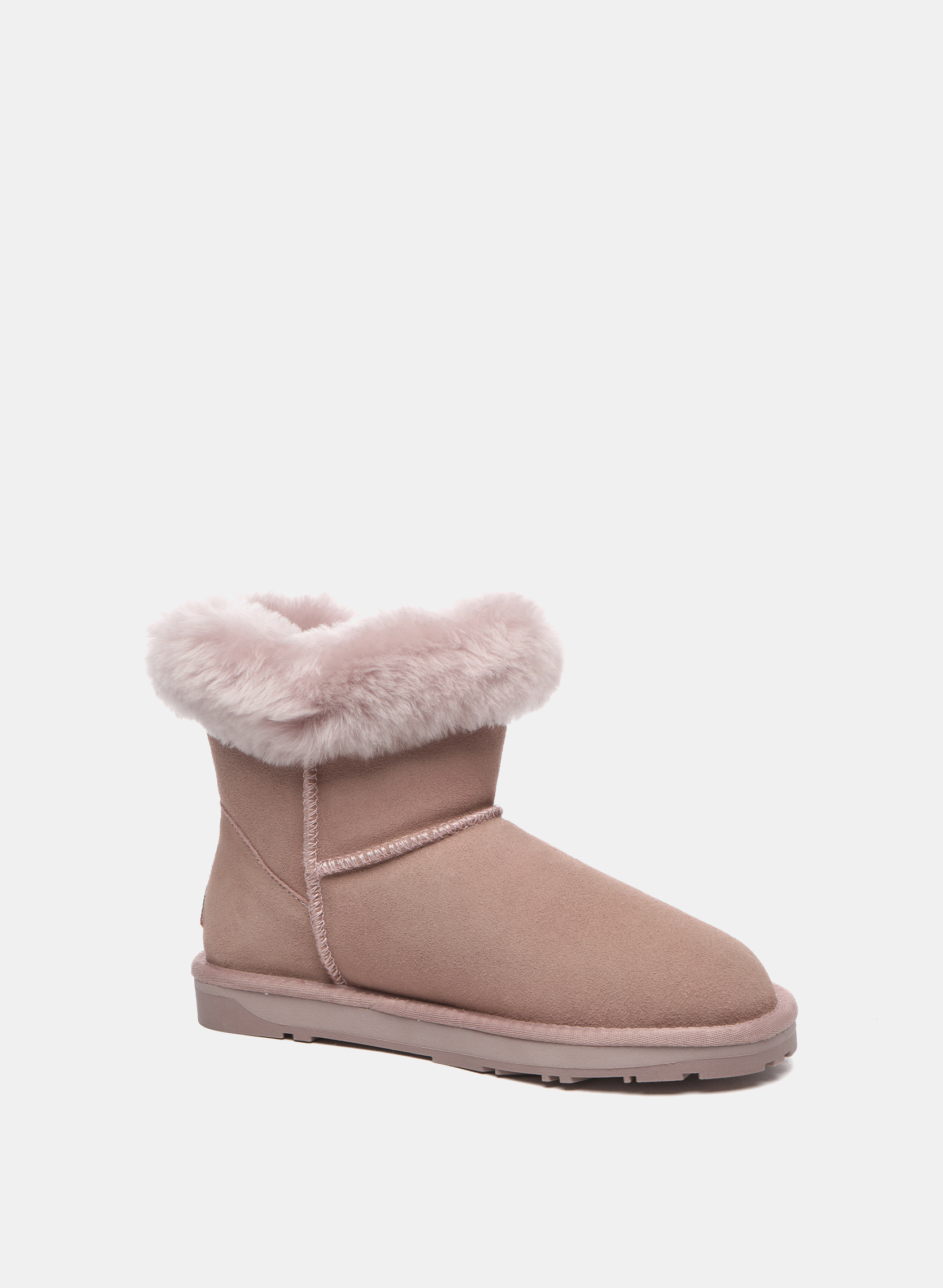 Bottes Bottines mini femme avec fermoir corne - Robin femme rose EverAu Australia Bottes Bottines mini femme avec fermoir corne - Robin femme rose pink