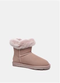 Bottes Bottines mini femme avec fermoir corne - Robin femme rose