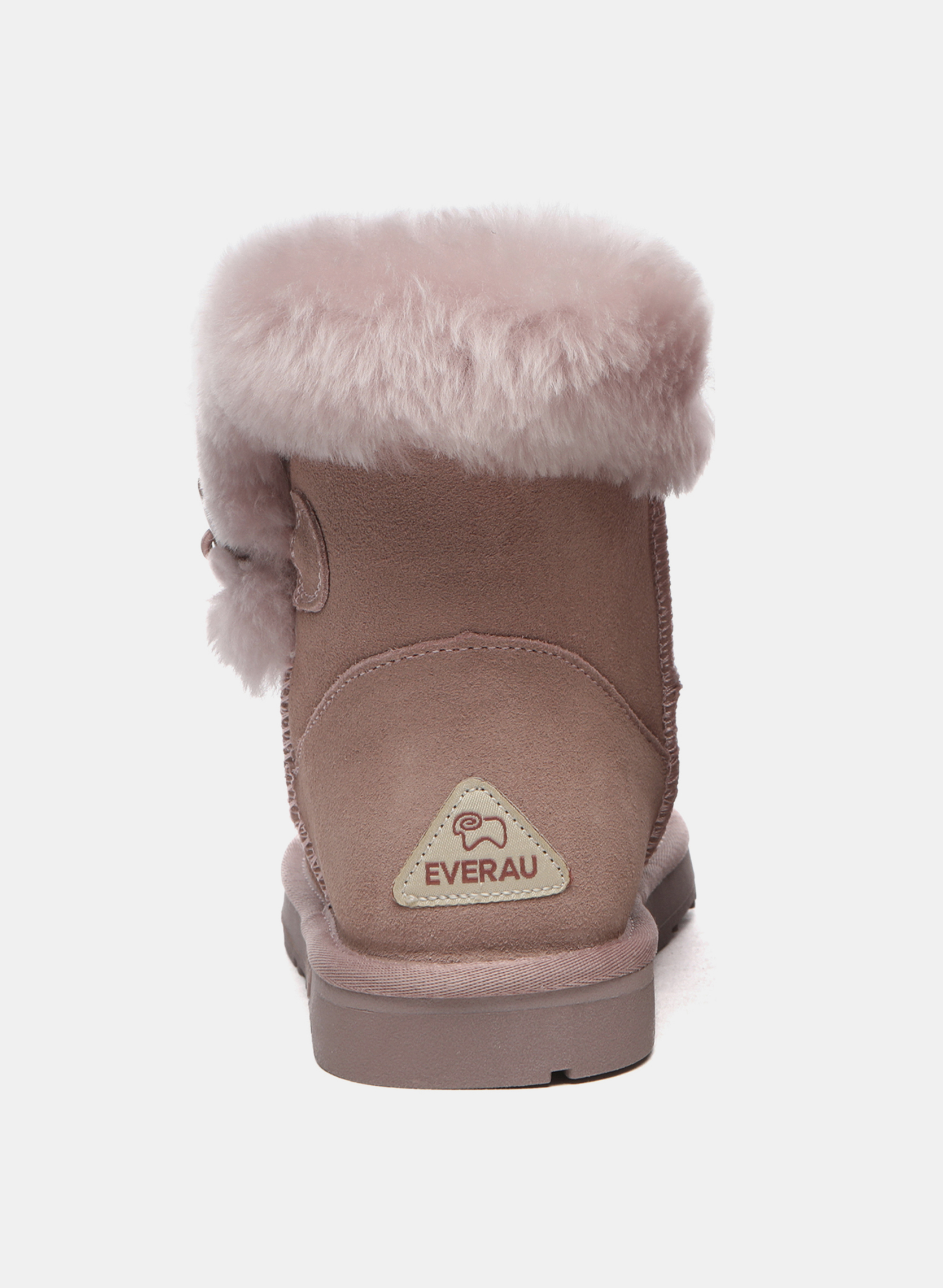 Bottes Bottines mini femme avec fermoir corne - Robin femme rose EverAu Australia Bottes Bottines mini femme avec fermoir corne - Robin femme rose pink
