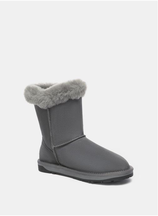 EverAu Australia Bottes Bottines courtes femme avec fermoir corne - Stork femme gris